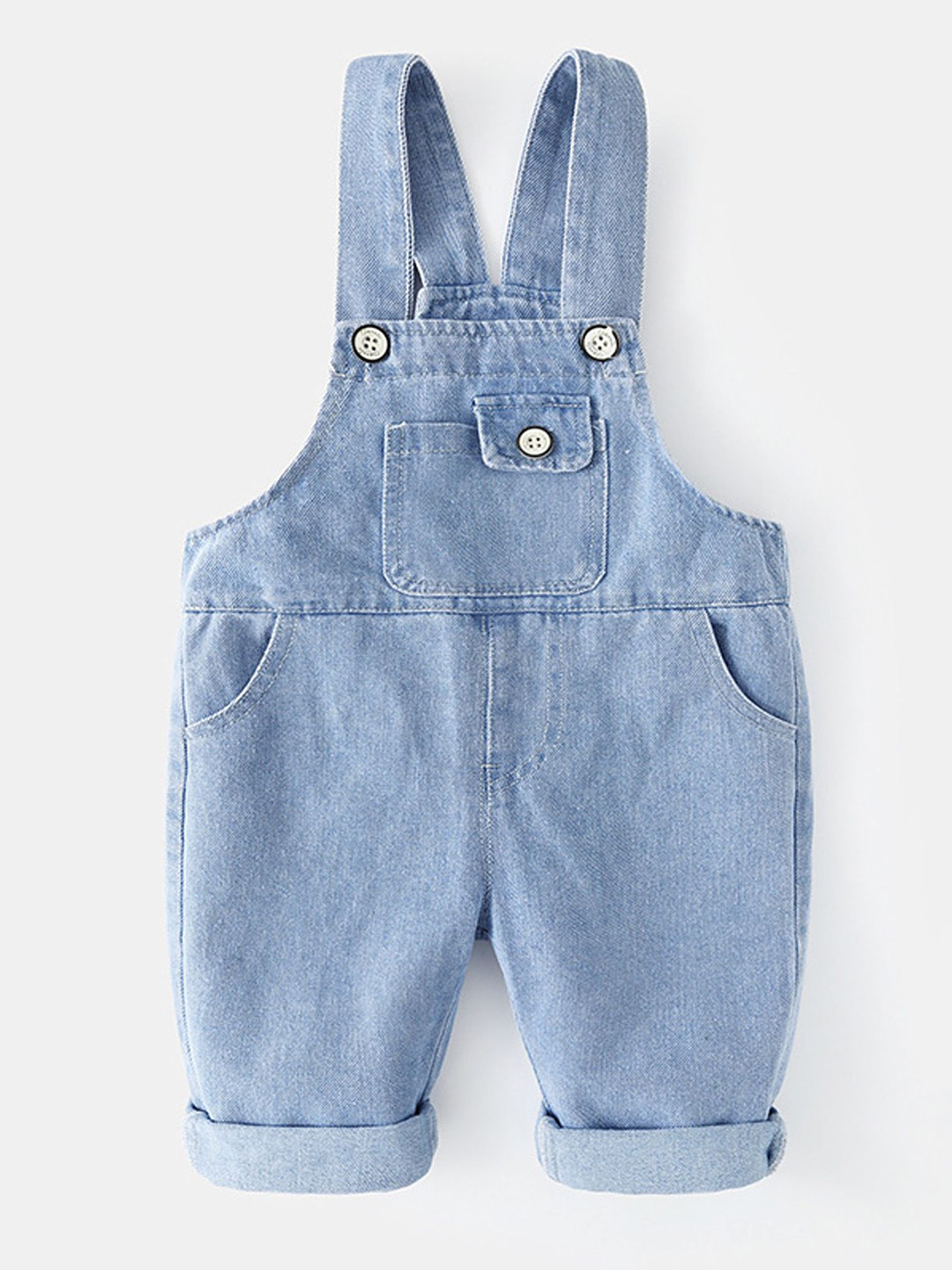 LULU & SKY Kids Denim Dungarees