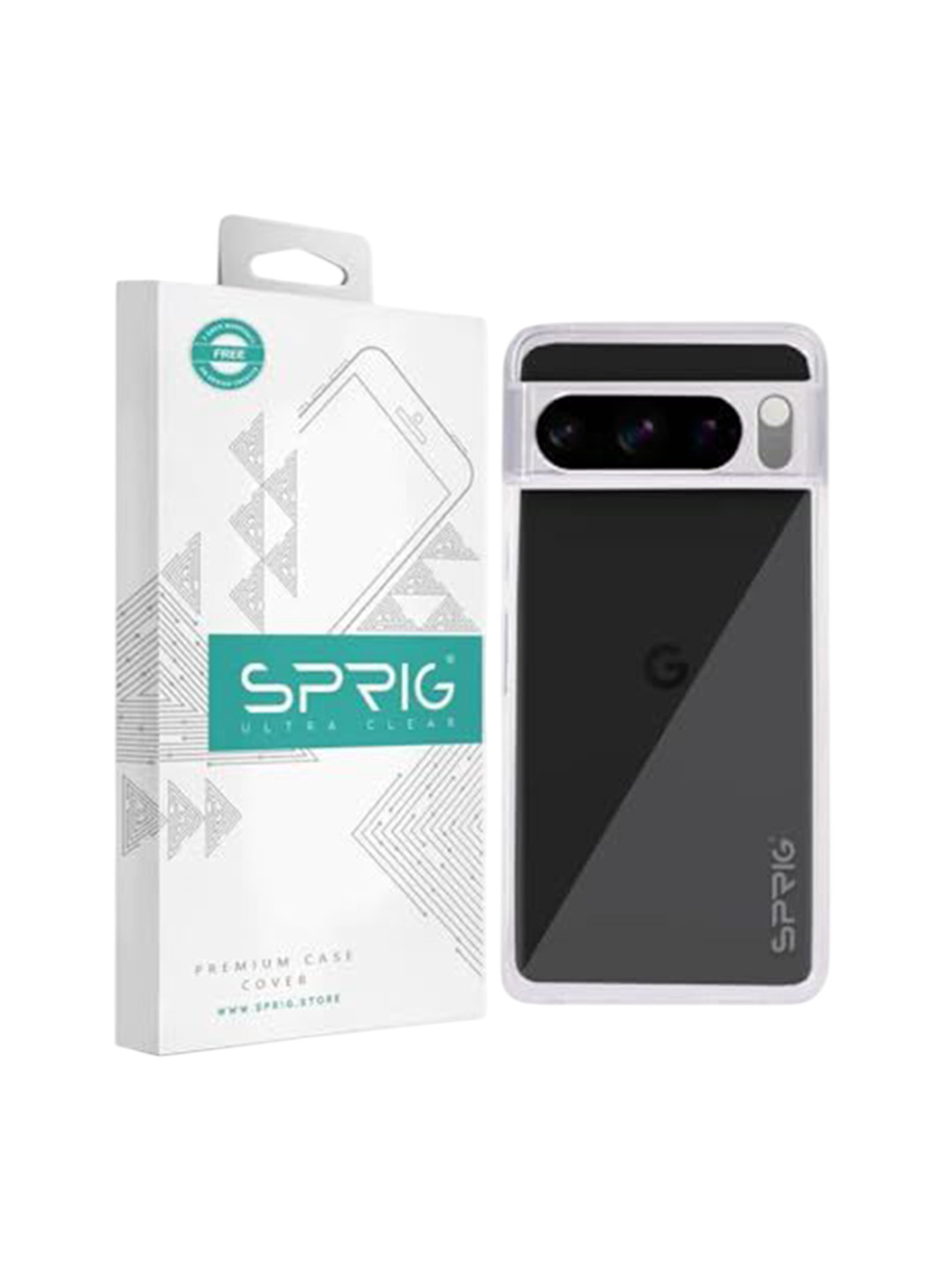 SPRIG Google Pixel 8 Pro Bayer Transparent Back Cover