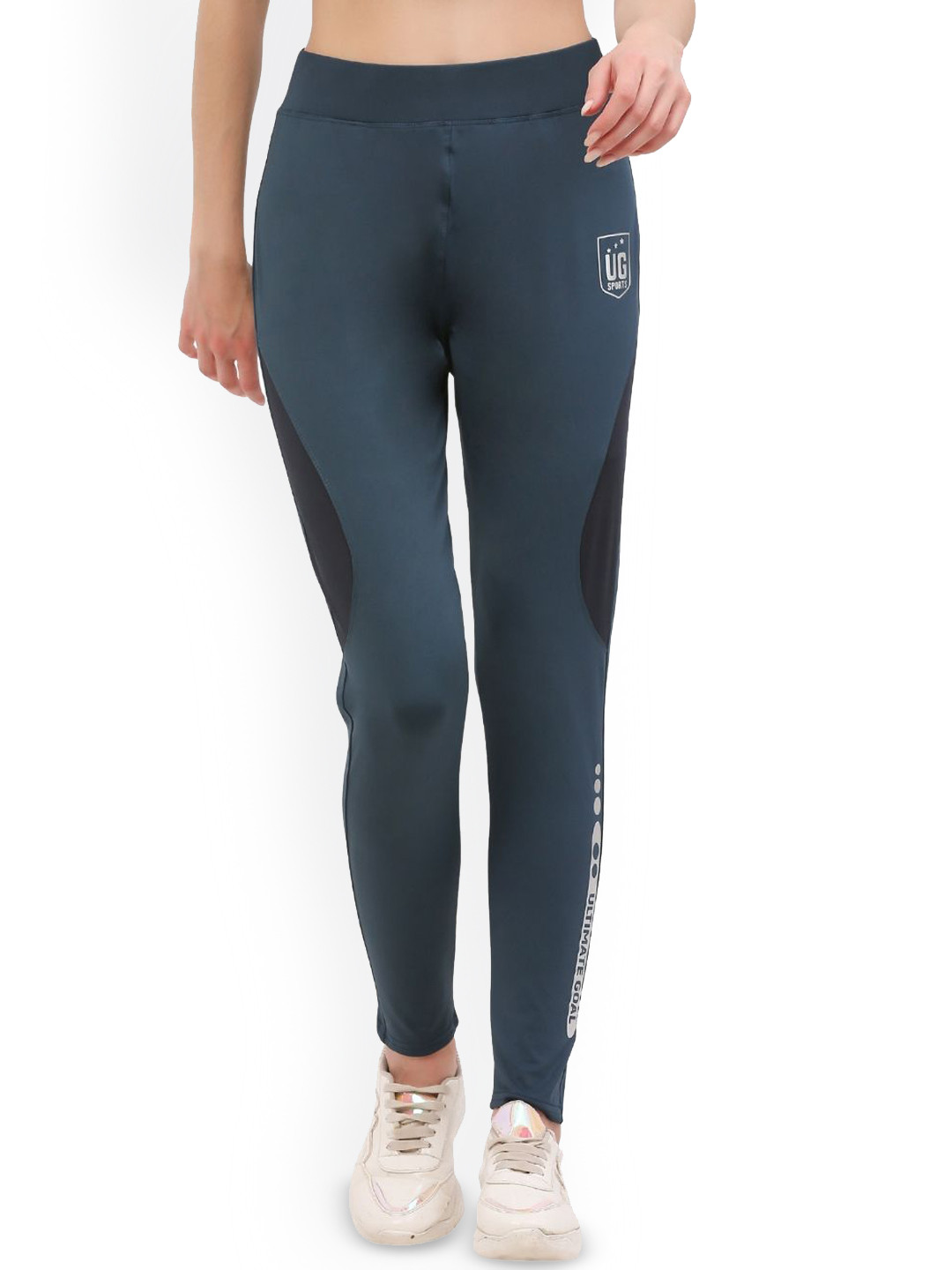 UG SPORTS Women High-Rise Slim-Fit Tights