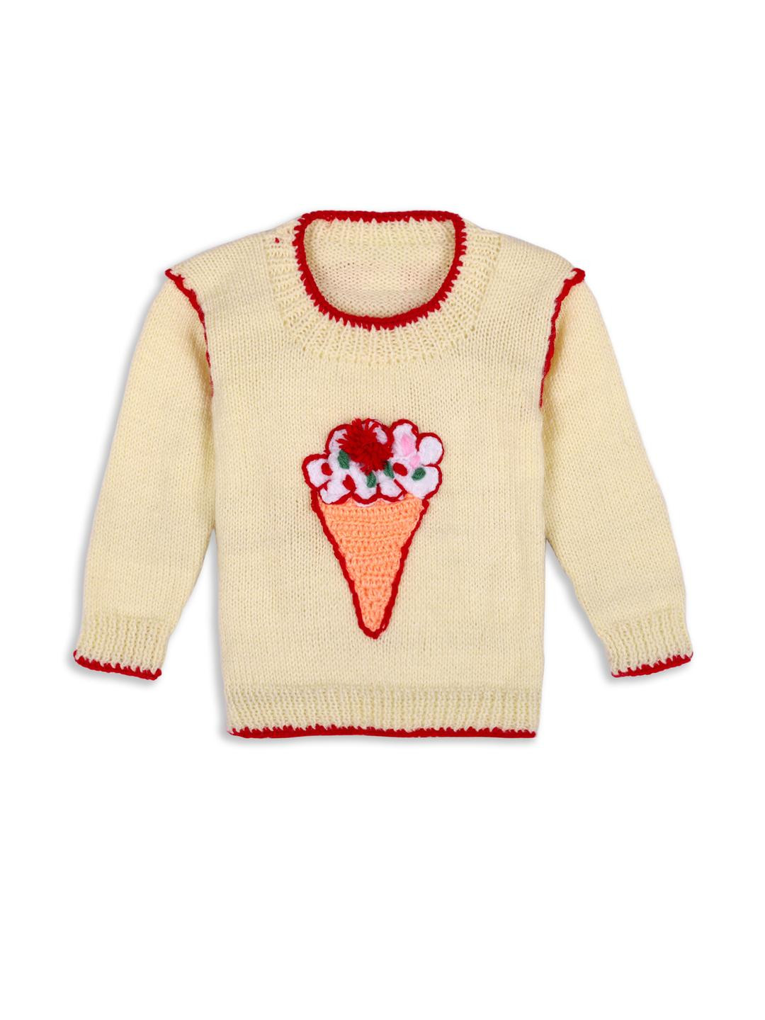 Muskan Kids Blue Woollen Sweater Vest