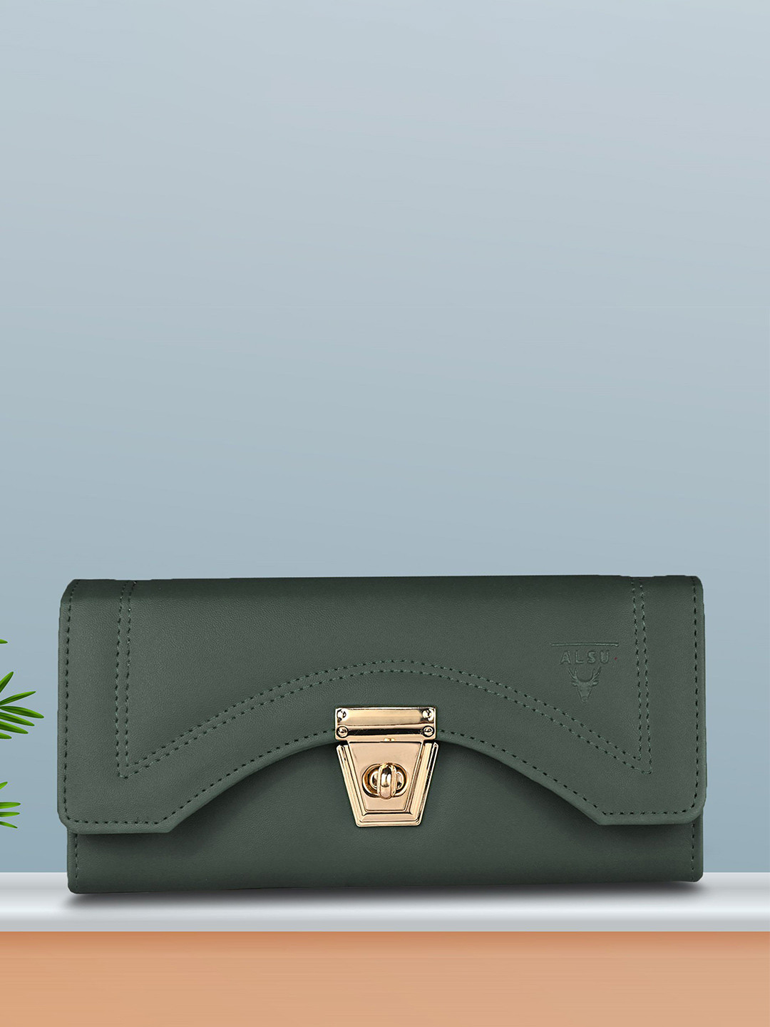 ALSU Twist Compartment Closure Clutch