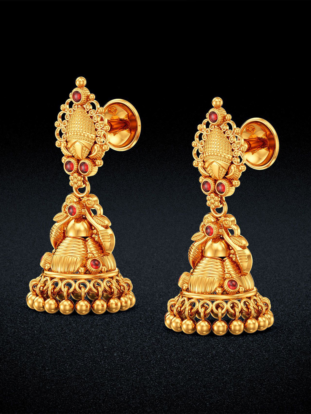 Joyalukkas Women Earrings Gold- 8.114 gms