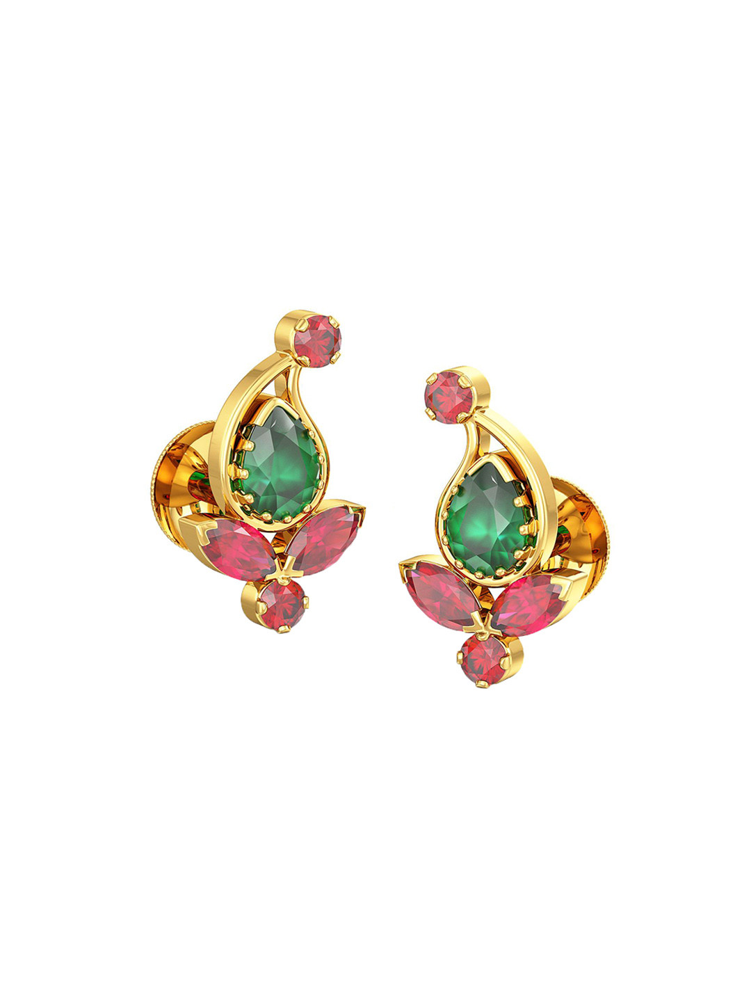Joyalukkas Women Earrings Gold-2.53 gms