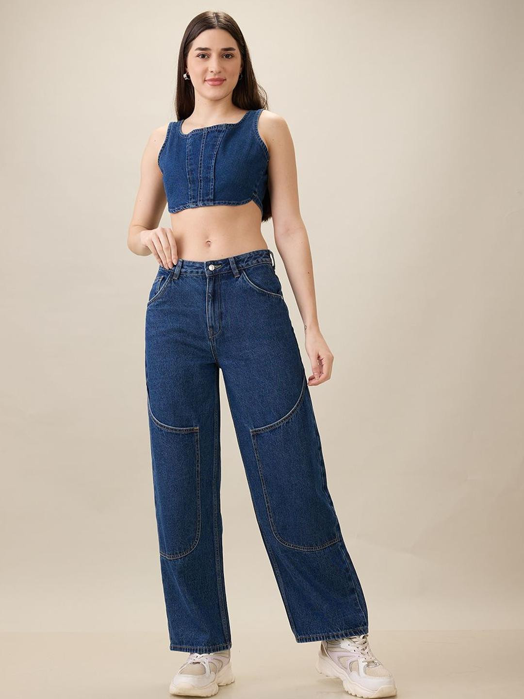 STORMY JEANS Women Midtown Straight Fit Mid-Rise Jeans