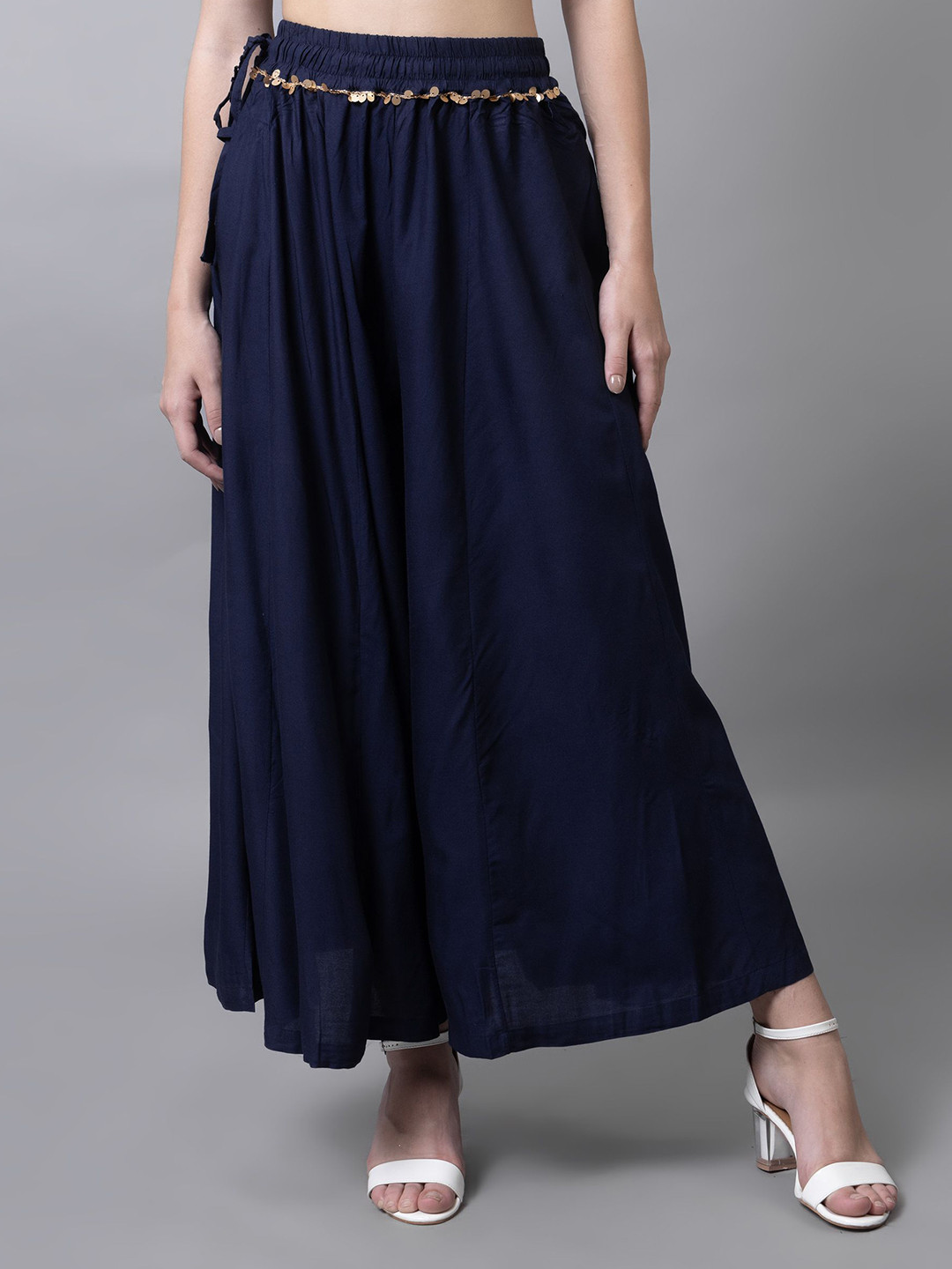 LEGITLOOKS Women Flared Knitted Palazzos