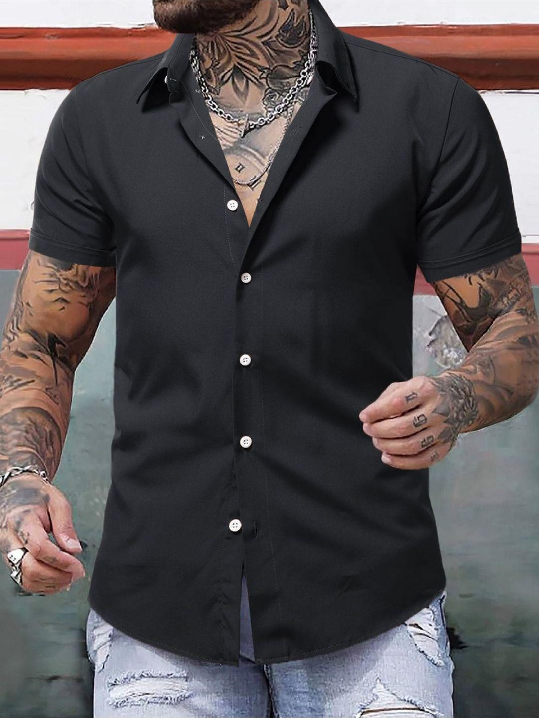 JENSI ENTERPRISE Classic Spread Collar Regular Fit Shirt