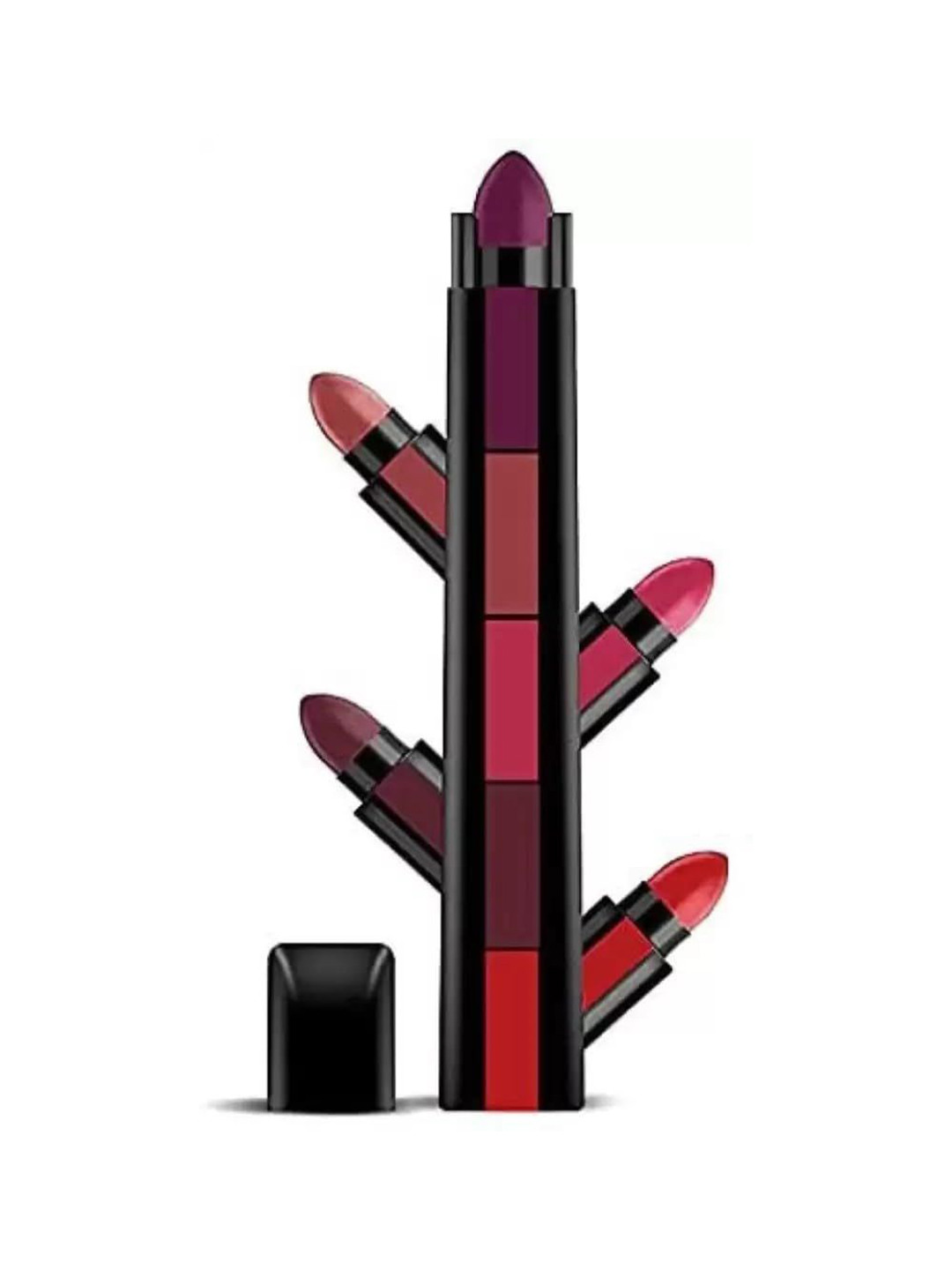 VBA 5 In 1 Ultra Smooth Beauty Creamy Matte Lipstick- 7 g- Red