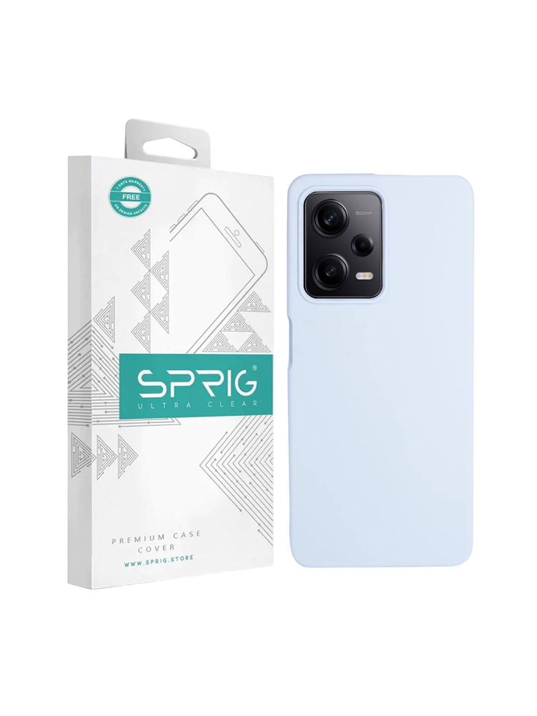 SPRIG Redmi Note 12 Pro 5G Liquid Silicone Back Cover