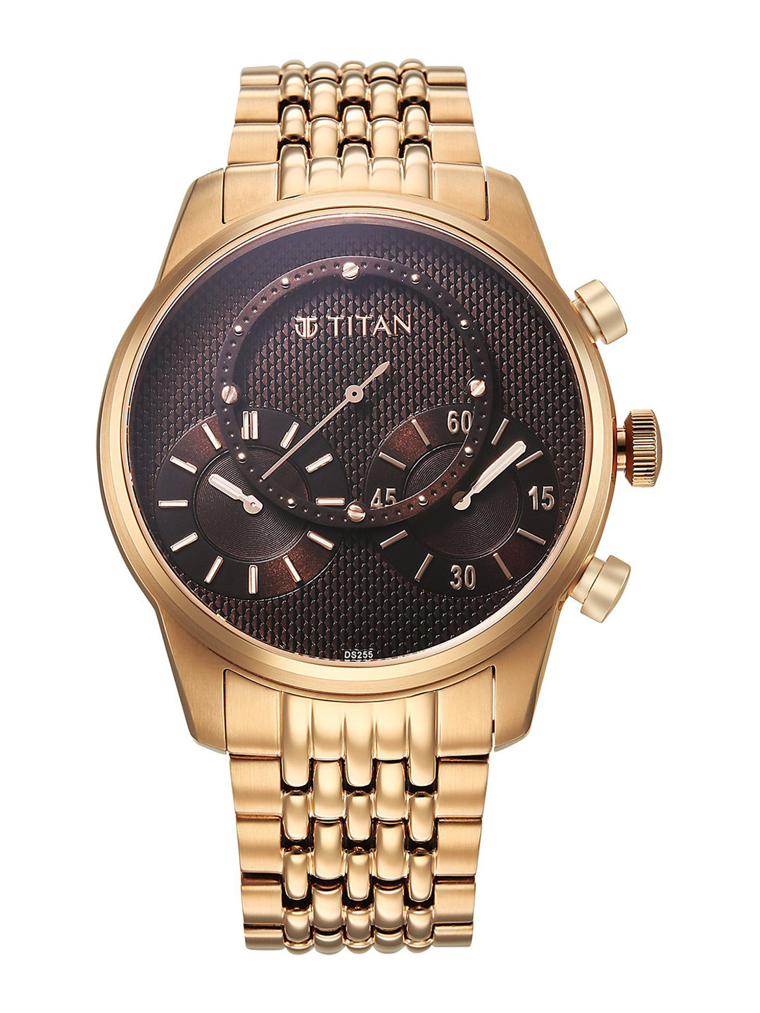 Titan Classique Micromotors Quartz Round Dial Men's Analog Watch - 90179WM01