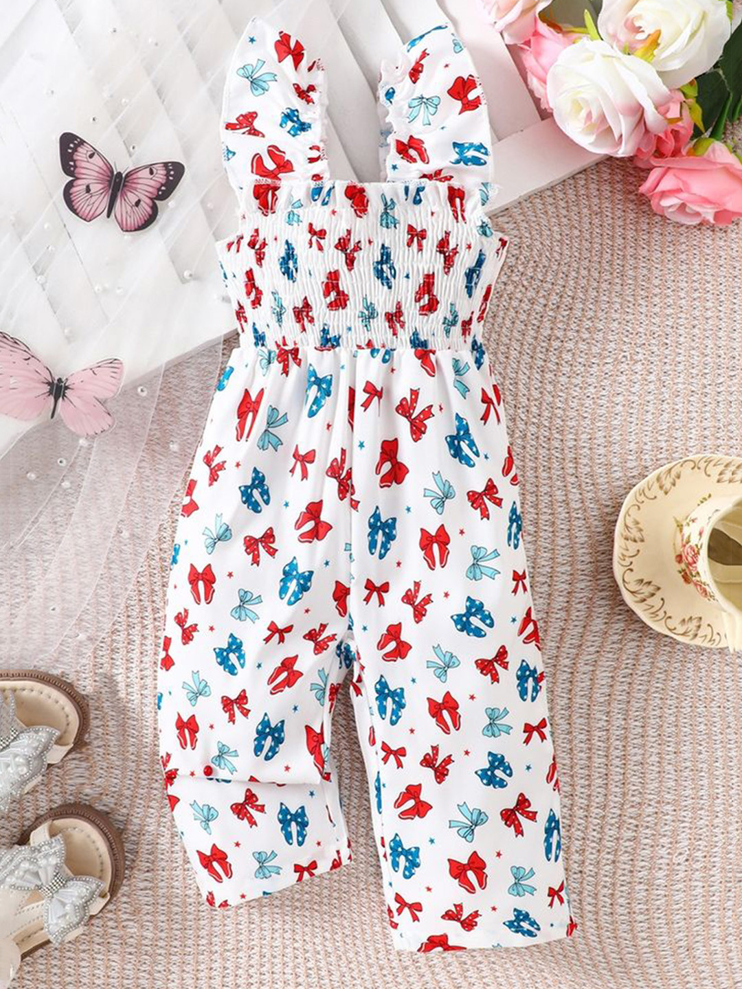 LULU & SKY Girls Colourblocked Basic Jumpsuit