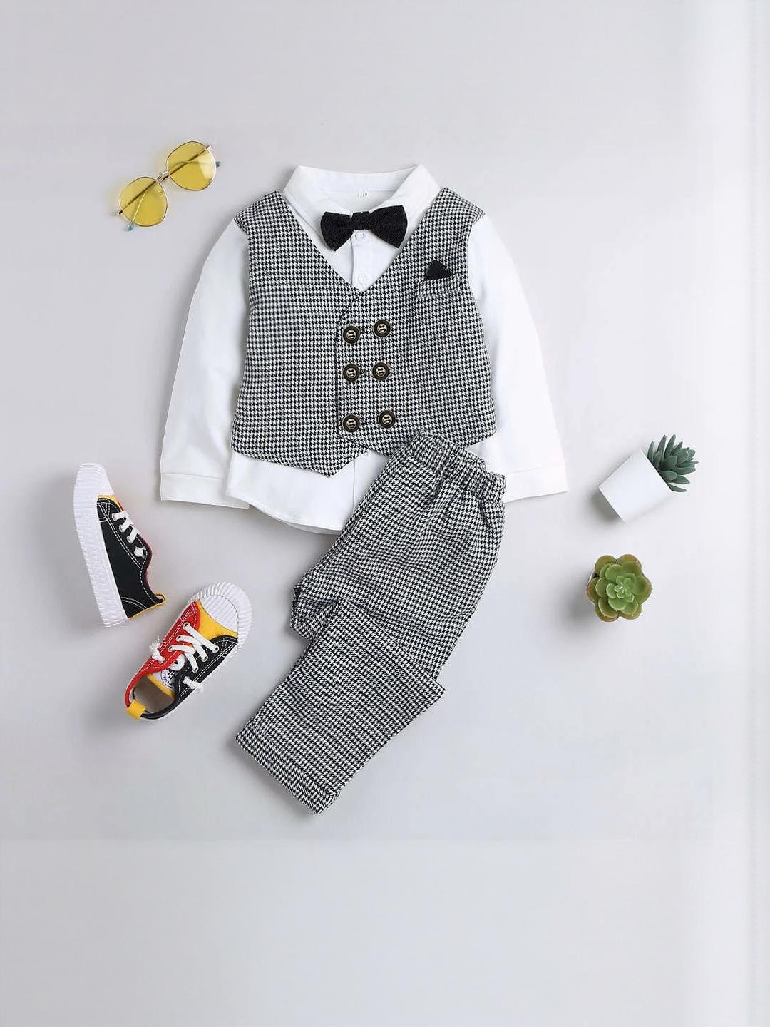Belliza Kids Waistcoat with Pant & Bow Tie