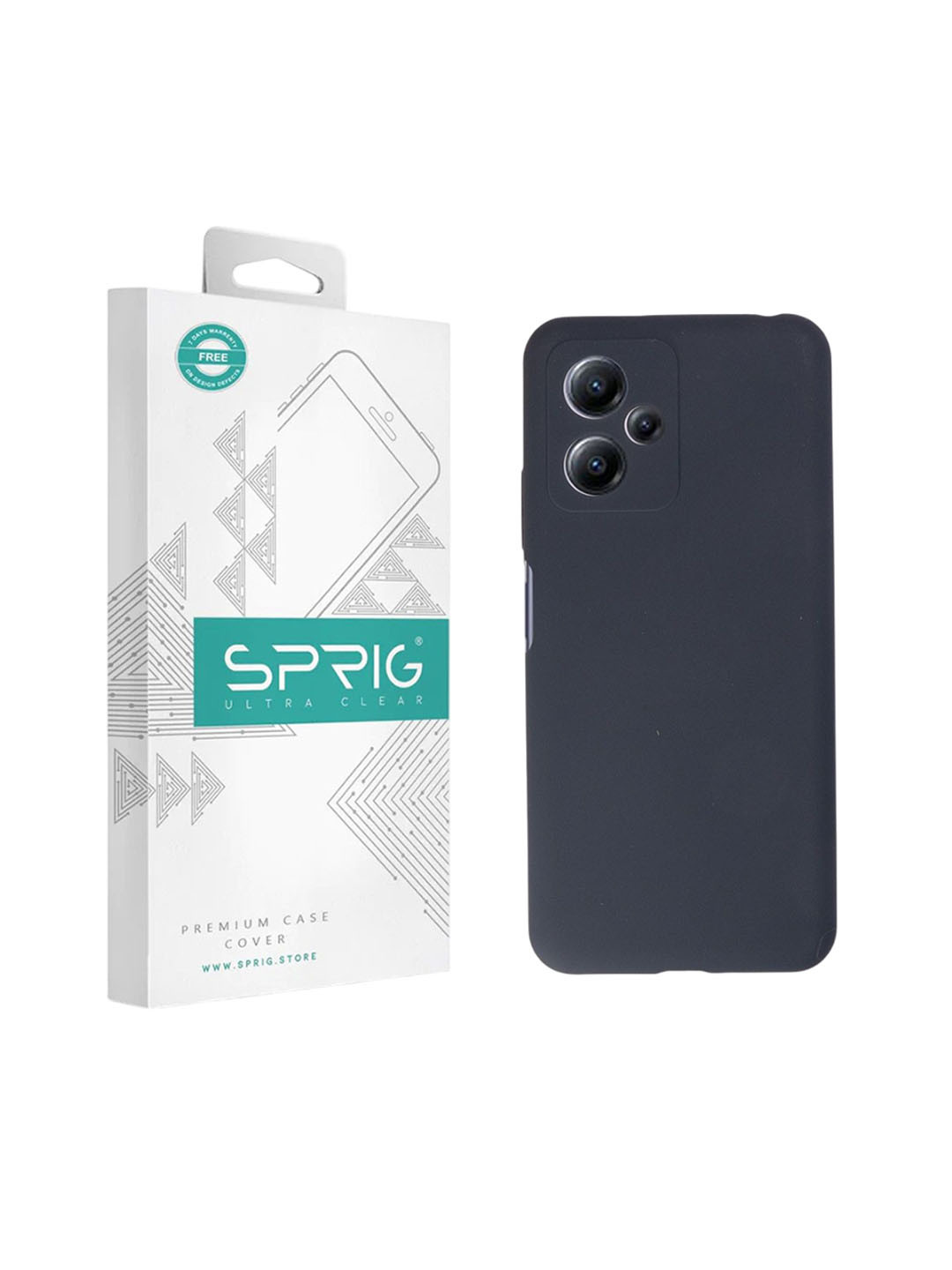 SPRIG Redmi Note 12 5G Liquid Silicone Back Cover