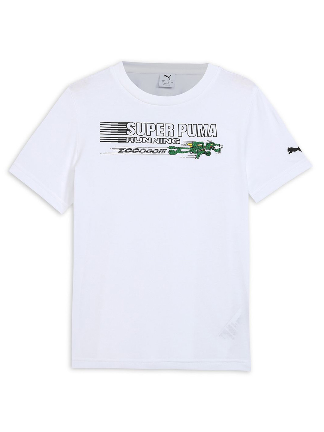 Puma Boys Super Youth Printed Soft Knit Cotton T-shirt