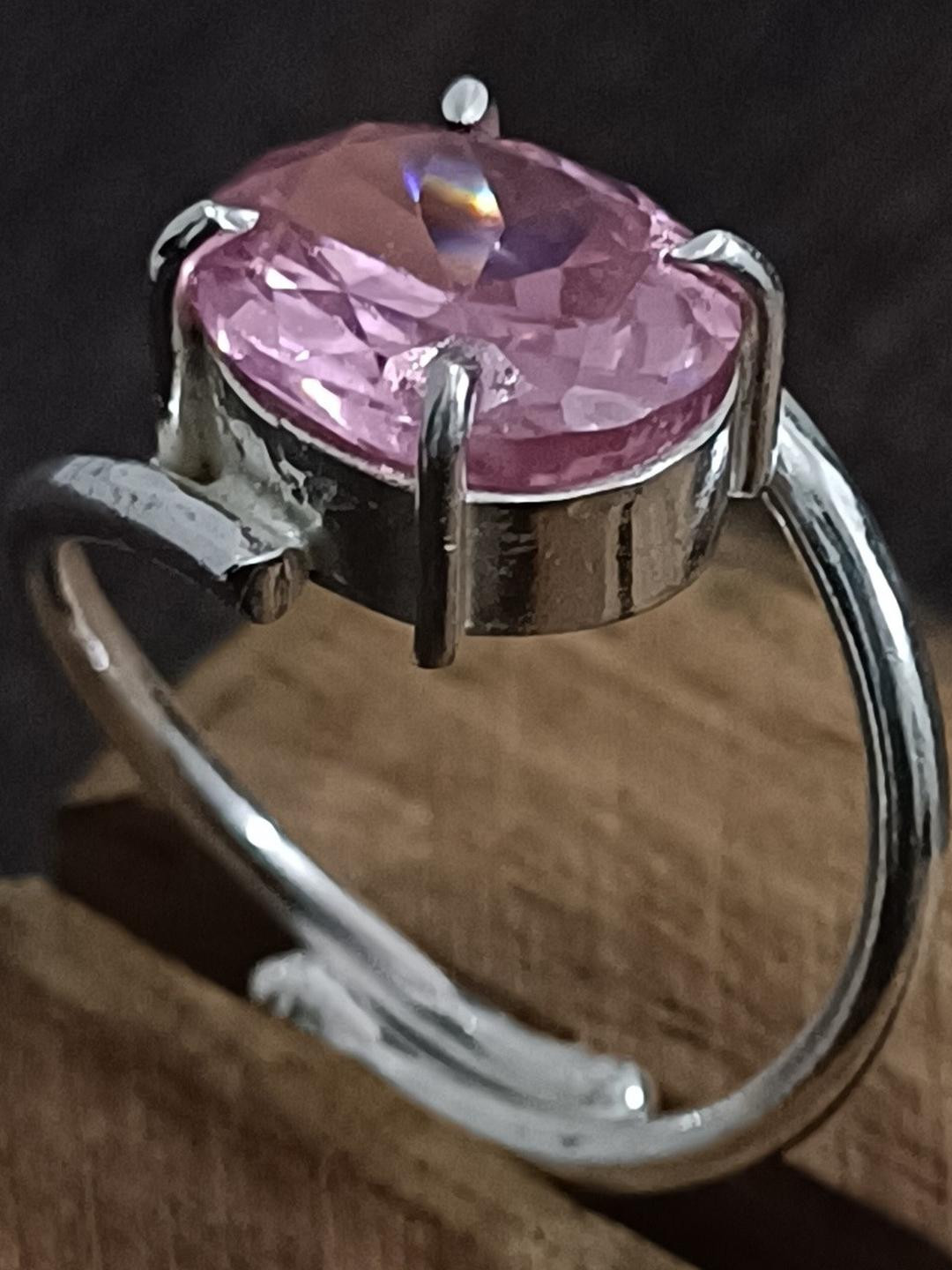 Barmunda gems Pink Brass  Finger Ring