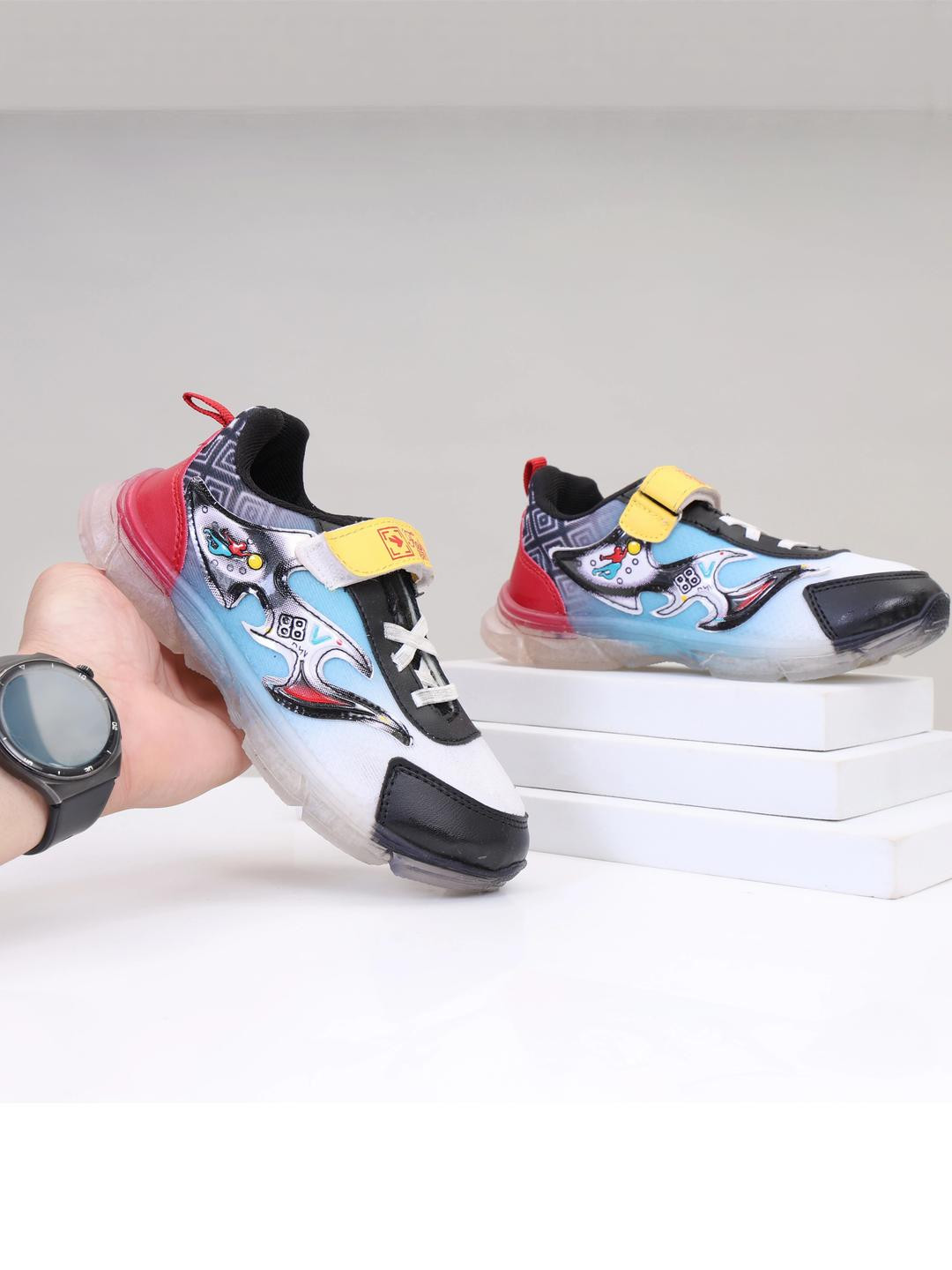 PU-PINE Boys Colourblocked Sneakers