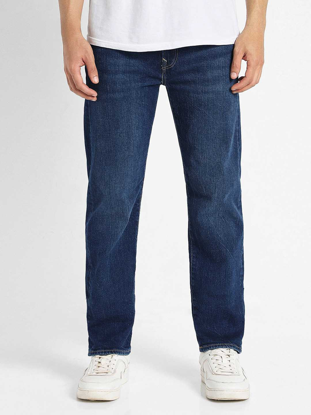 AMERICAN EAGLE OUTFITTERS Men Original Straight Fit Mid-Rise AirFlex Light Fade Jeans