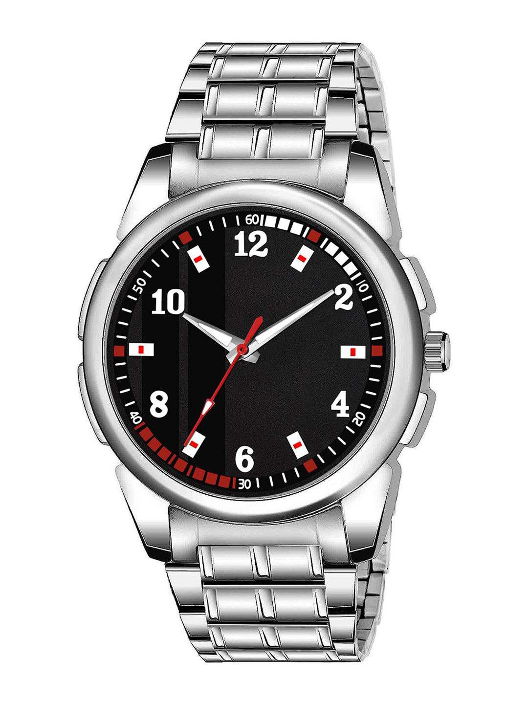 JUST LIKE Unisex Analogue Watch espoiers Gray & 601 all black