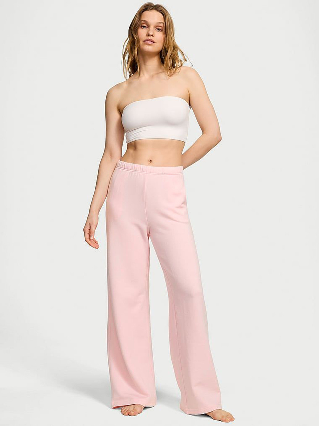 Victoria's Secret Mid-Rise Straight-Leg  Lounge Pants