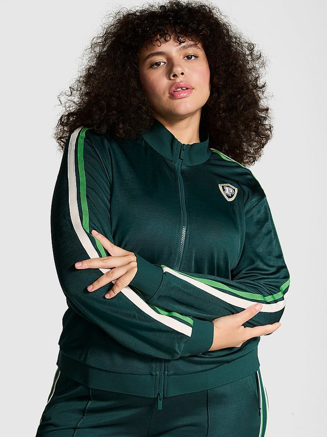 Victoria's Secret Women Striped Sporty Jacket
