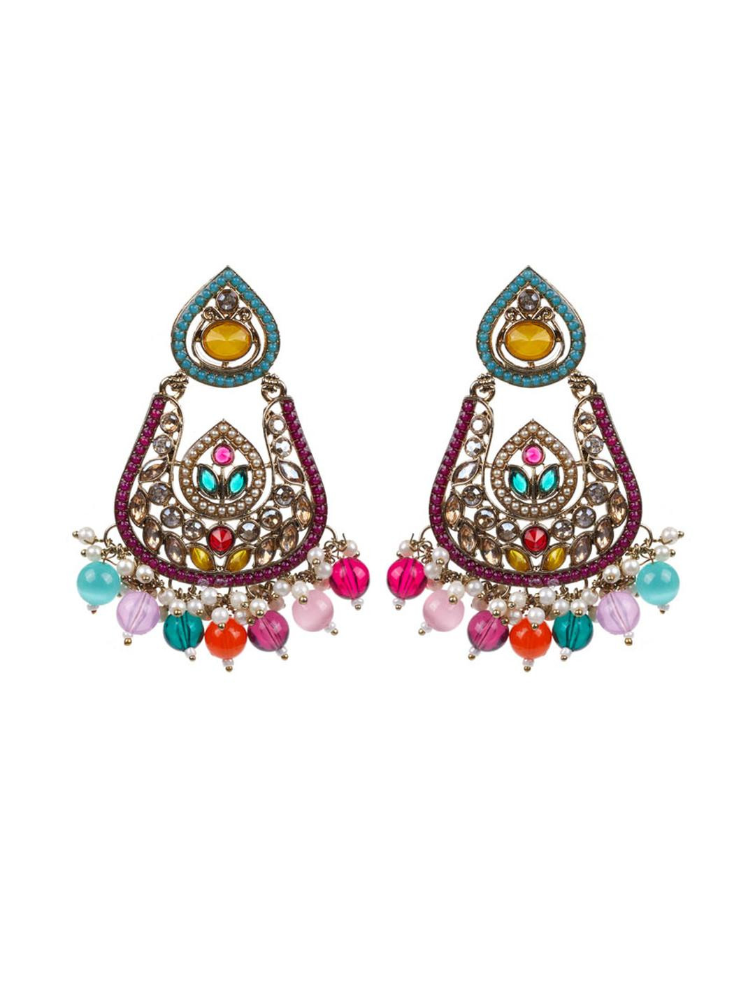 zarmar fashion Multicolor Chandbalis Earrings