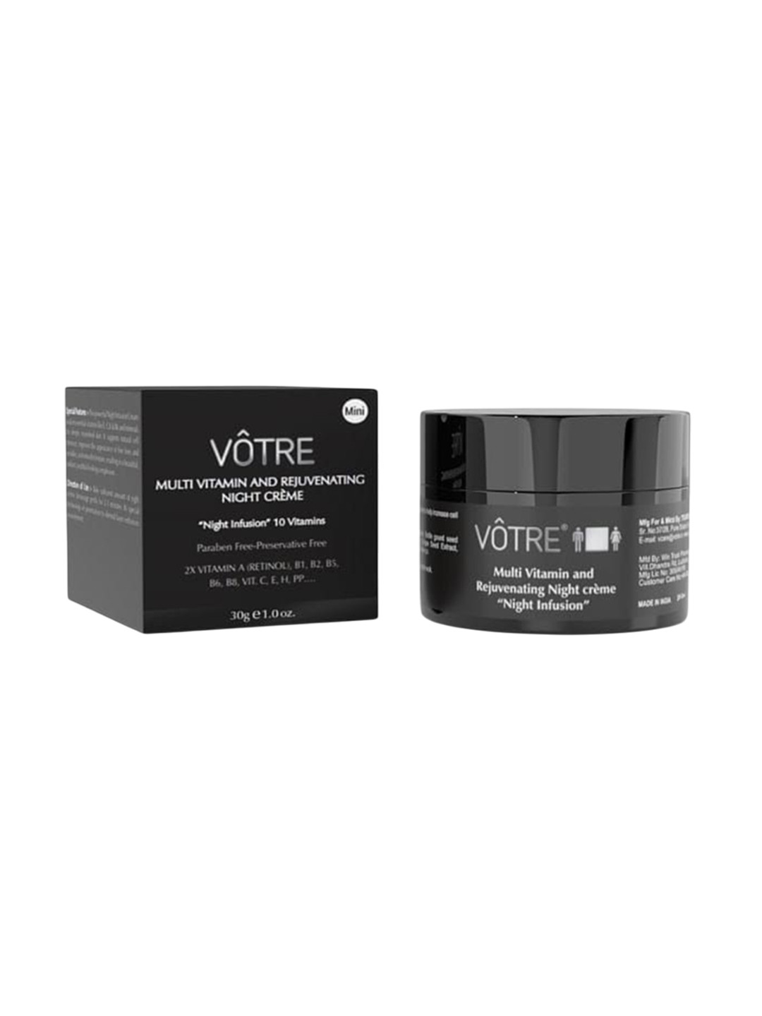VOTRE Multivitamin & Rejuvenating Night Cream - 30 g