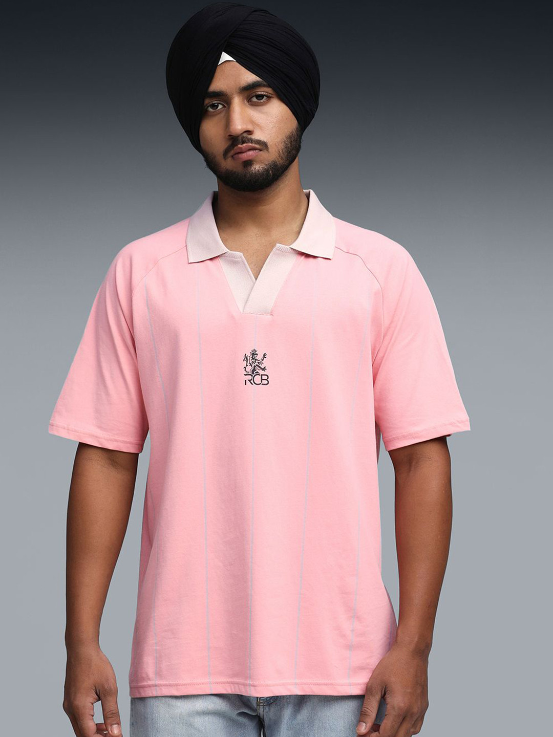 Puma x RCB Striper Polo Cotton T-shirt