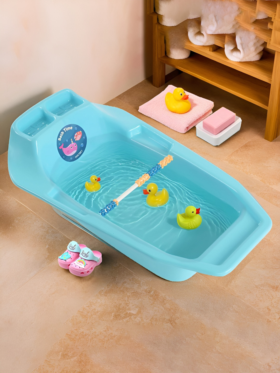 RUBOXA Blue Bath Accessories Set