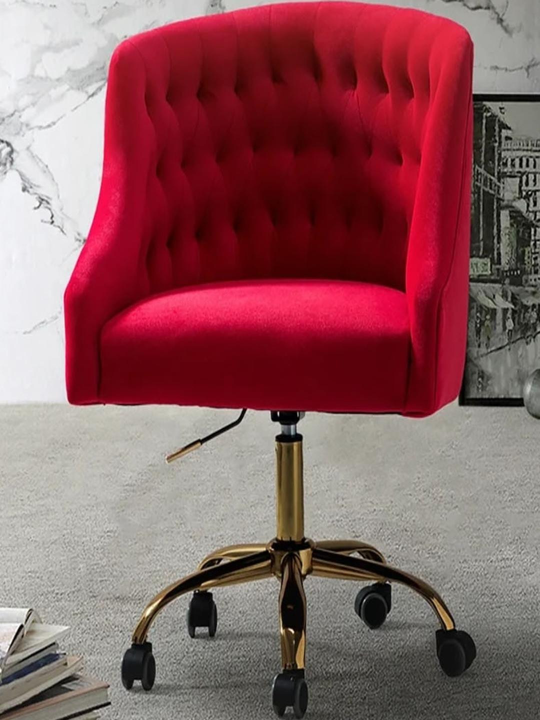 Doe Buck Velvet Adjustable Office Chair
