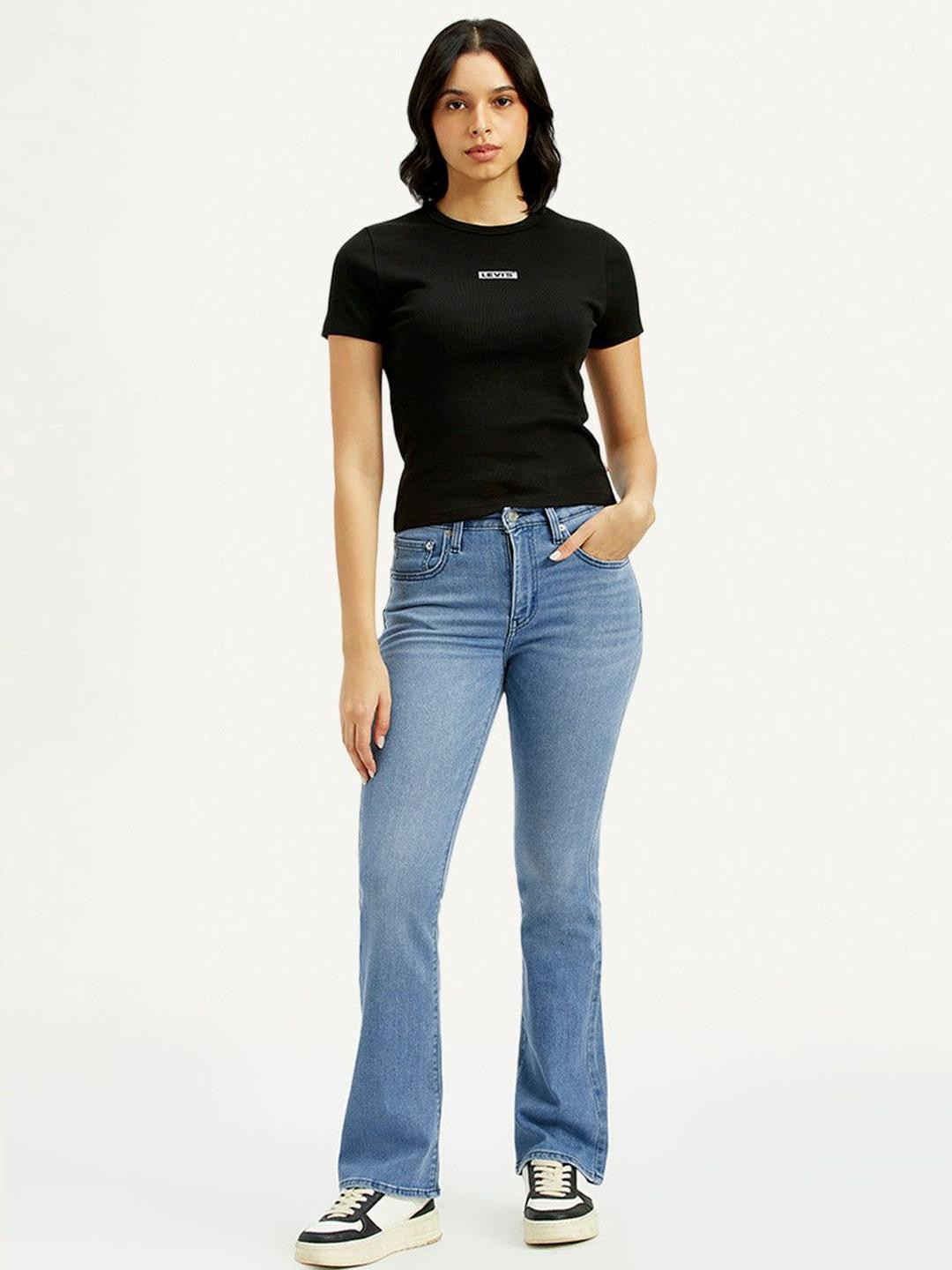 Levis Women Bootcut High-Rise Jeans