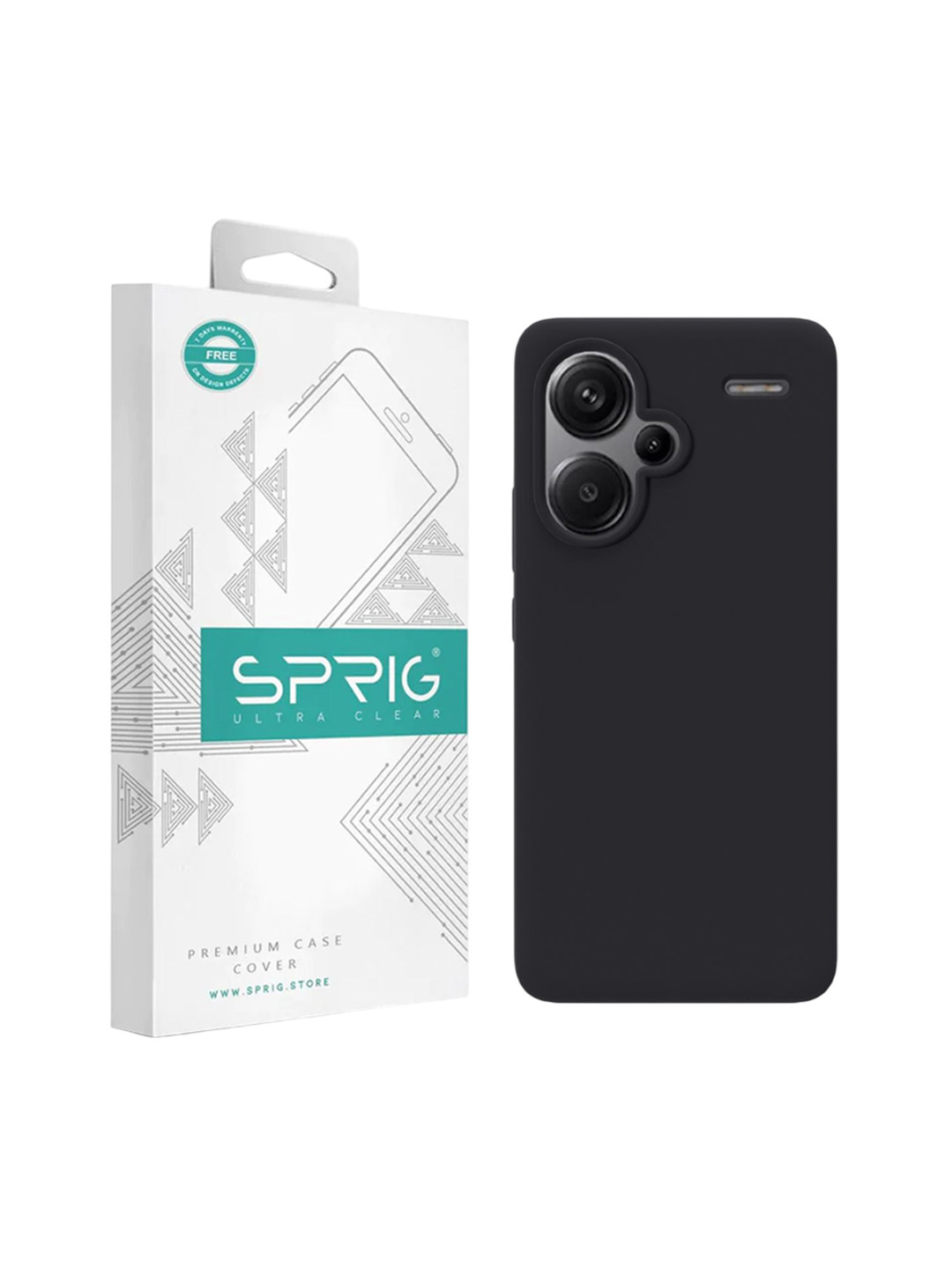 SPRIG Redmi Note 13 pro plus Liquid Silicone Back Cover