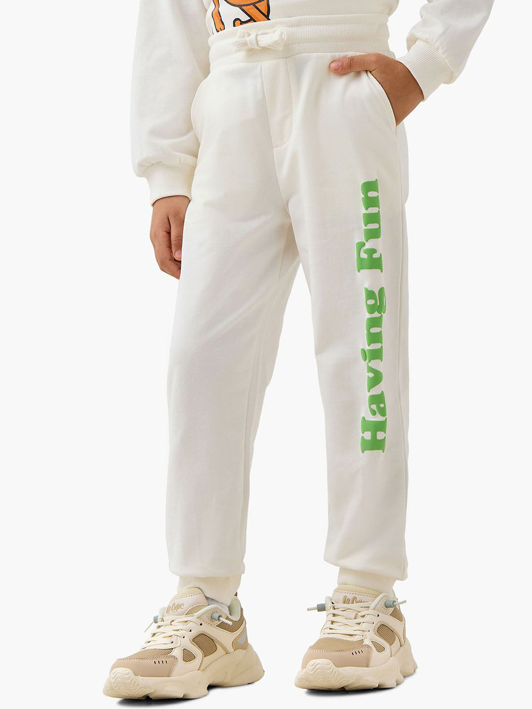 Juniors by Babyshop Boys Slogan Printed Joggers