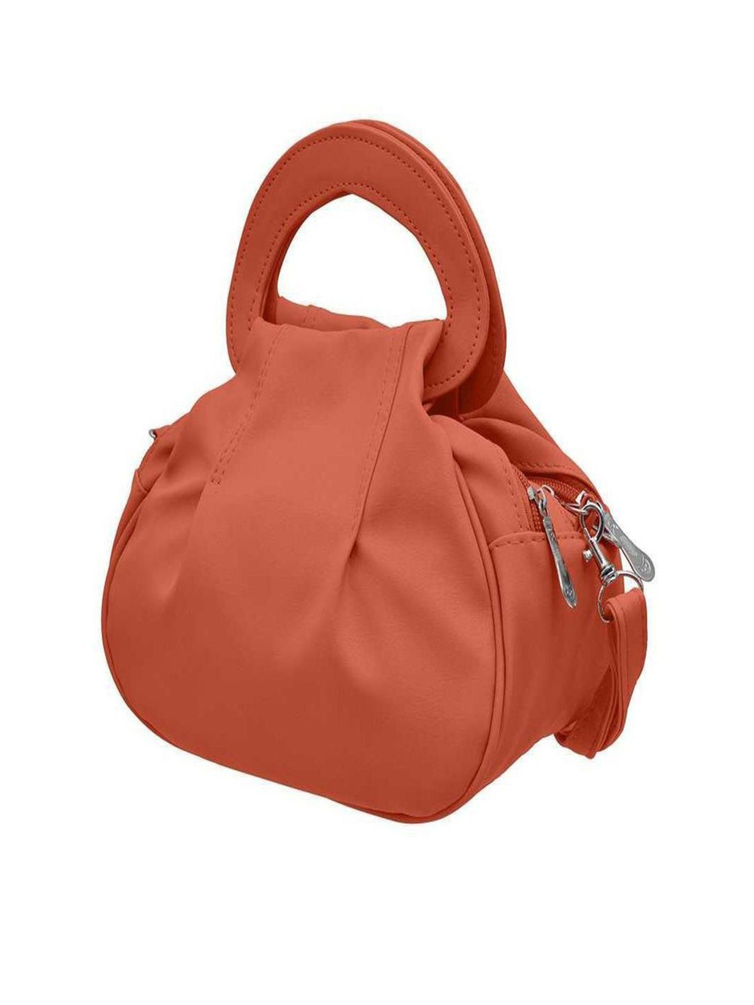 KRITVI Women Solid Structured Handheld Bag