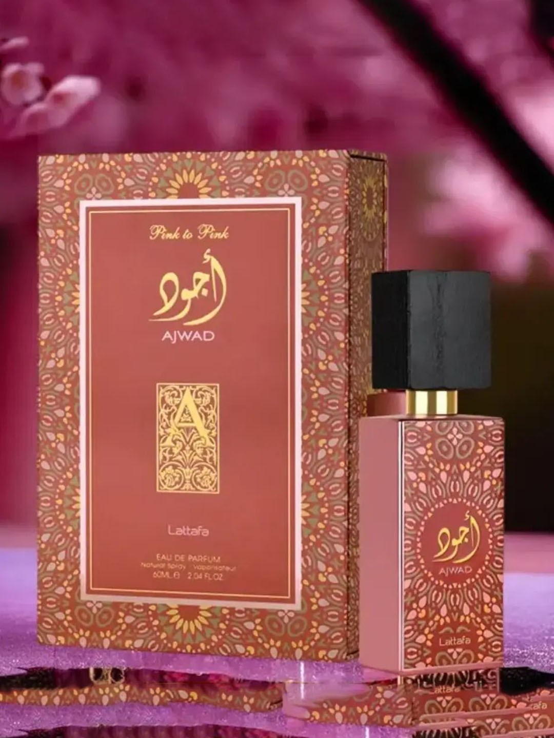 Lattafa Ajwad Pink To Pink Long Lasting Eau De Parfum - 60 ml