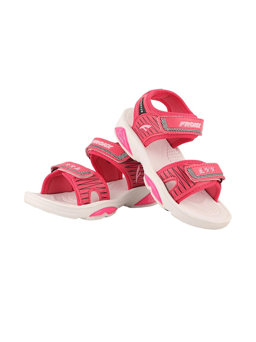 ROTATION Kids Pink PU Sandals