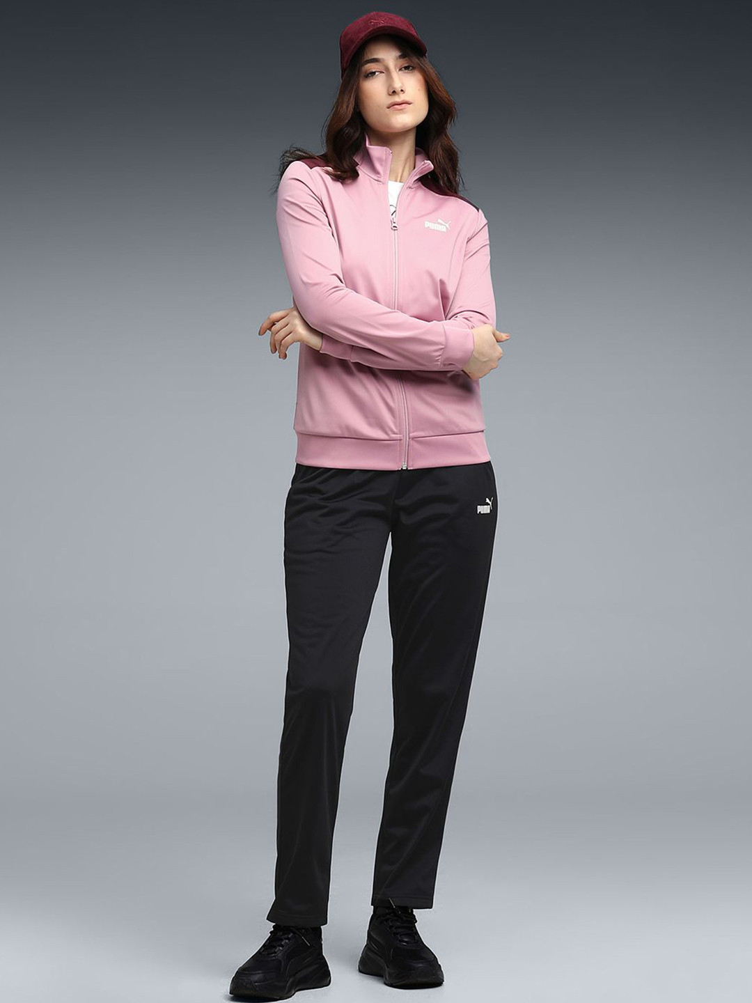 Puma Women Long Sleeve Zip-Up Tracksuit