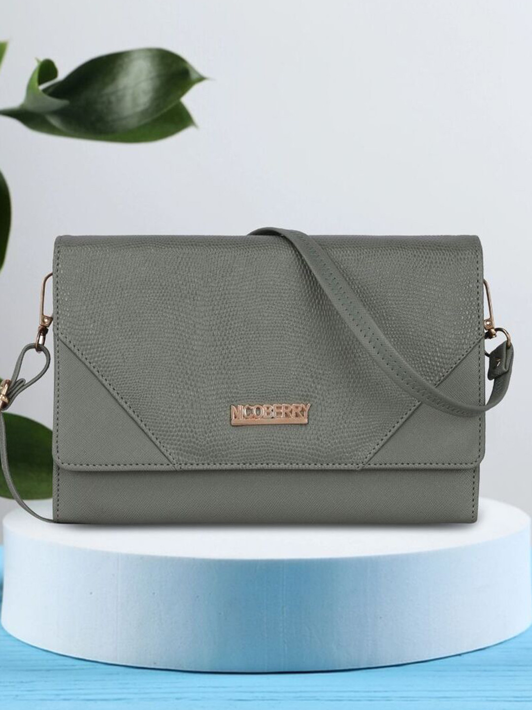Nicoberry Women Textured Crossbody Sling Bag