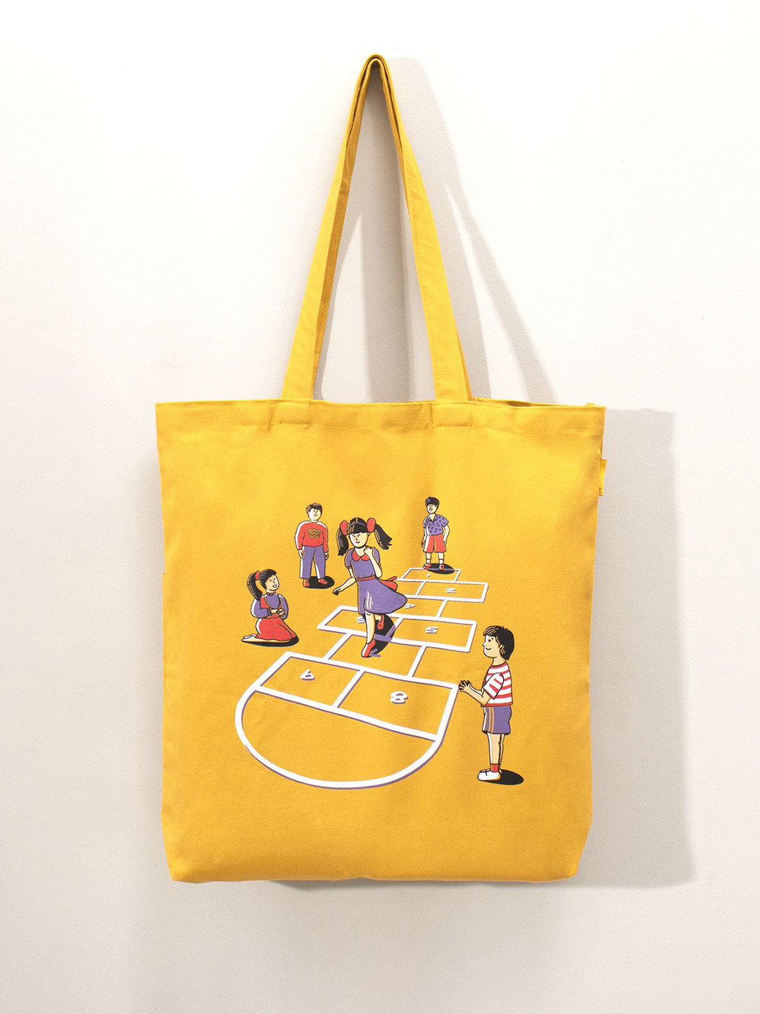Thela Gaadi Unisex Graphic Printed Shopper Tote Bag