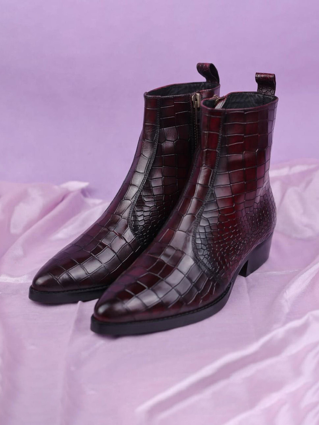 MILLE DOLLARI Men Patterned Cowboy Boots