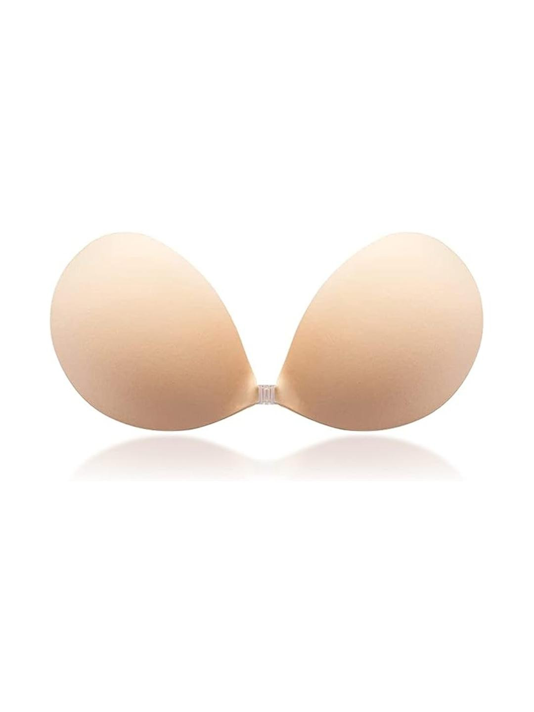 DClub Women Sticky Strapless Self Adhesive Backless Invisible Push up Silicone Bra