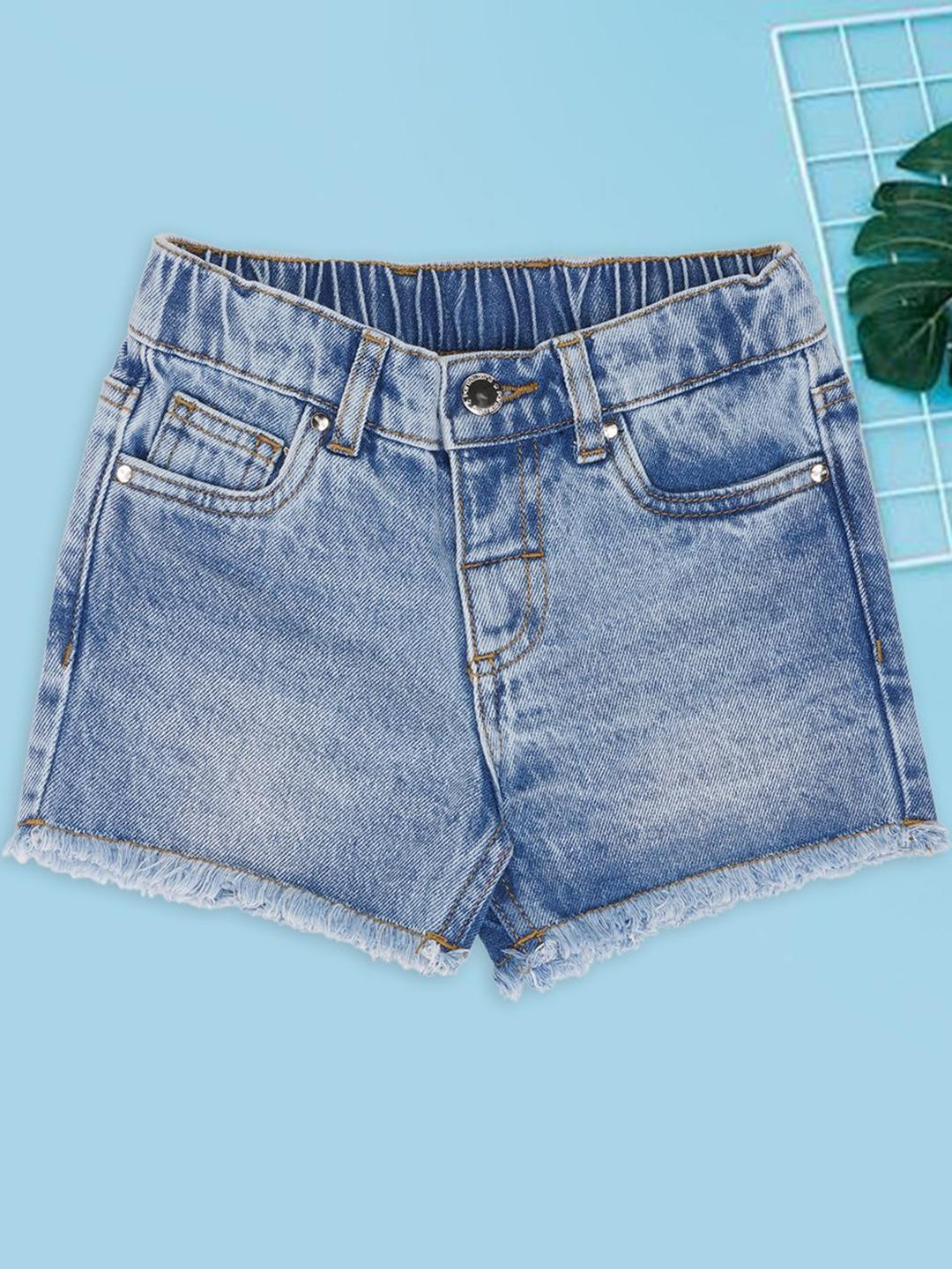 Pantaloons Junior Girls Denim Shorts