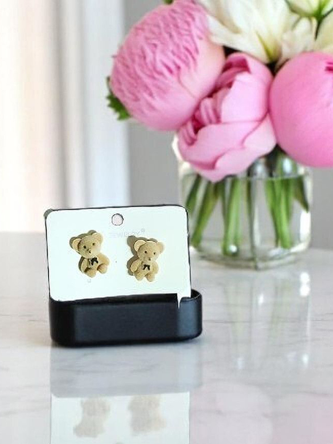 CIKIT Teddy Bear Shaped Studs