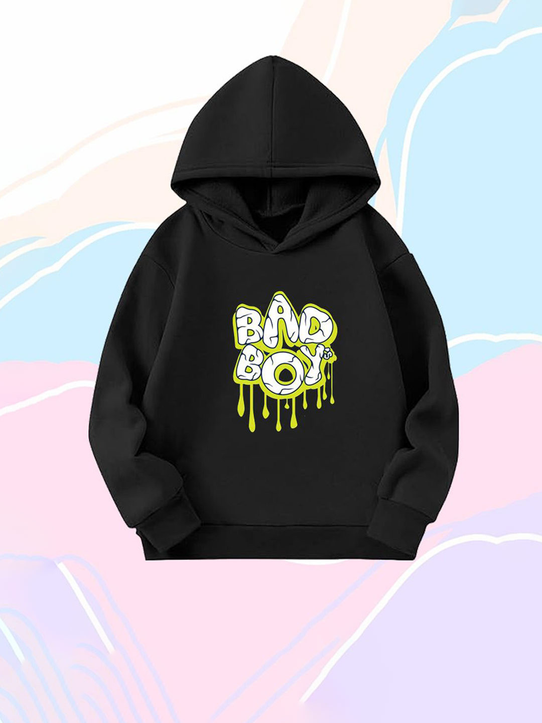 KIDDIEKISSES Kids Printed Hooded Sweatshirt