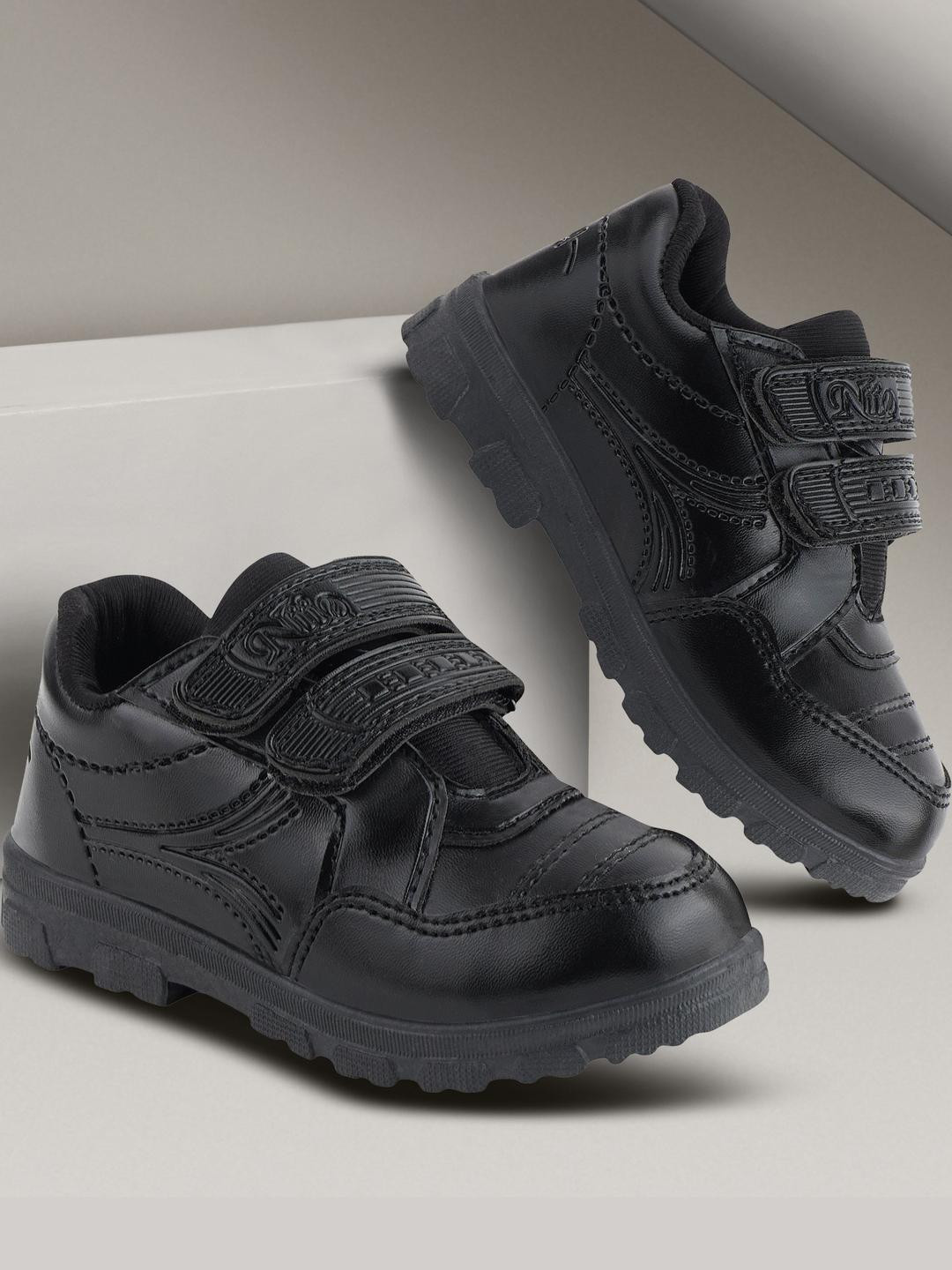 PU-PINE Boys Velcro PU Sneakers