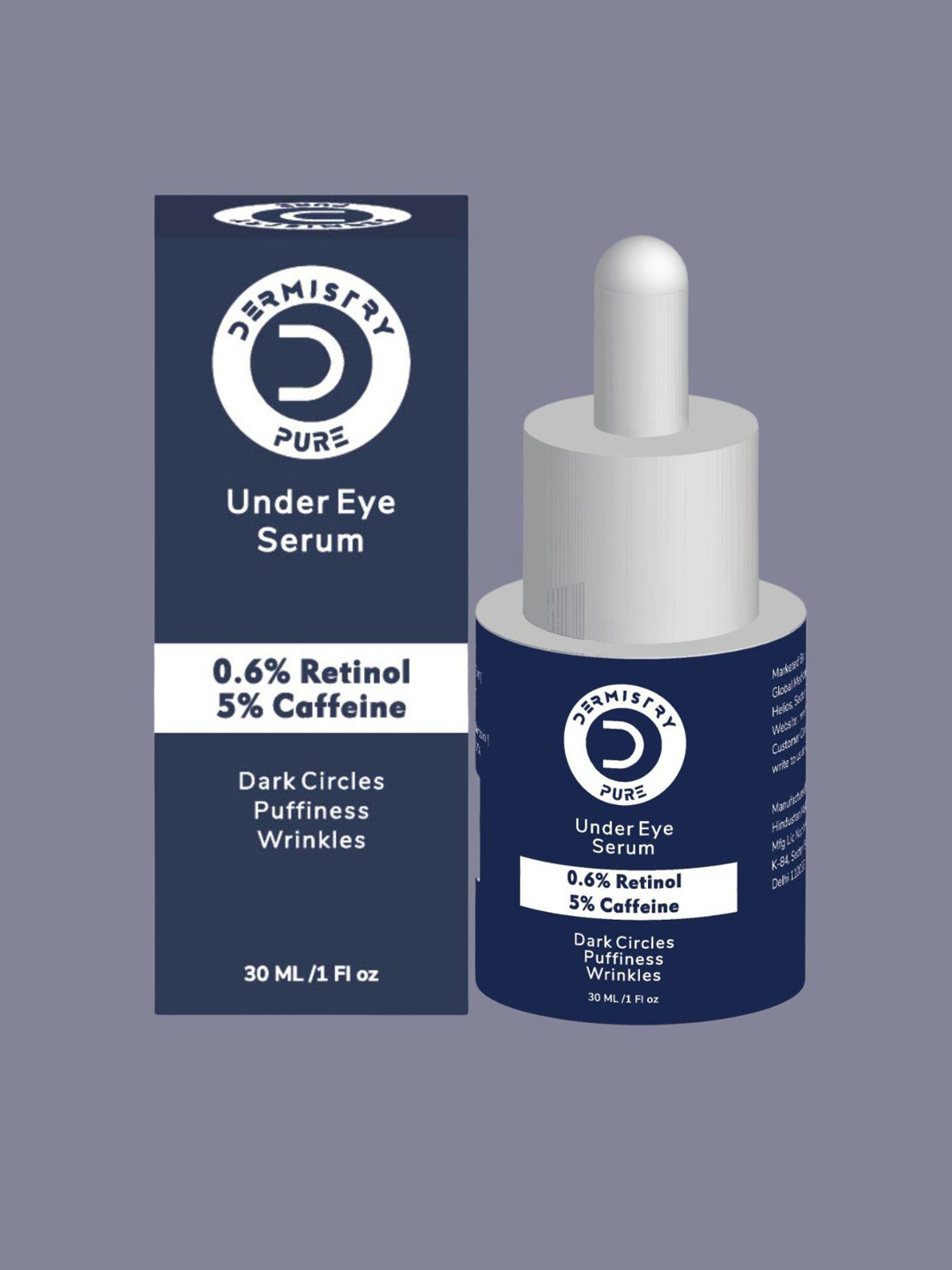 DERMISTRY 0.6% Retinol Caffeine Under Eye Serum - 30 ml