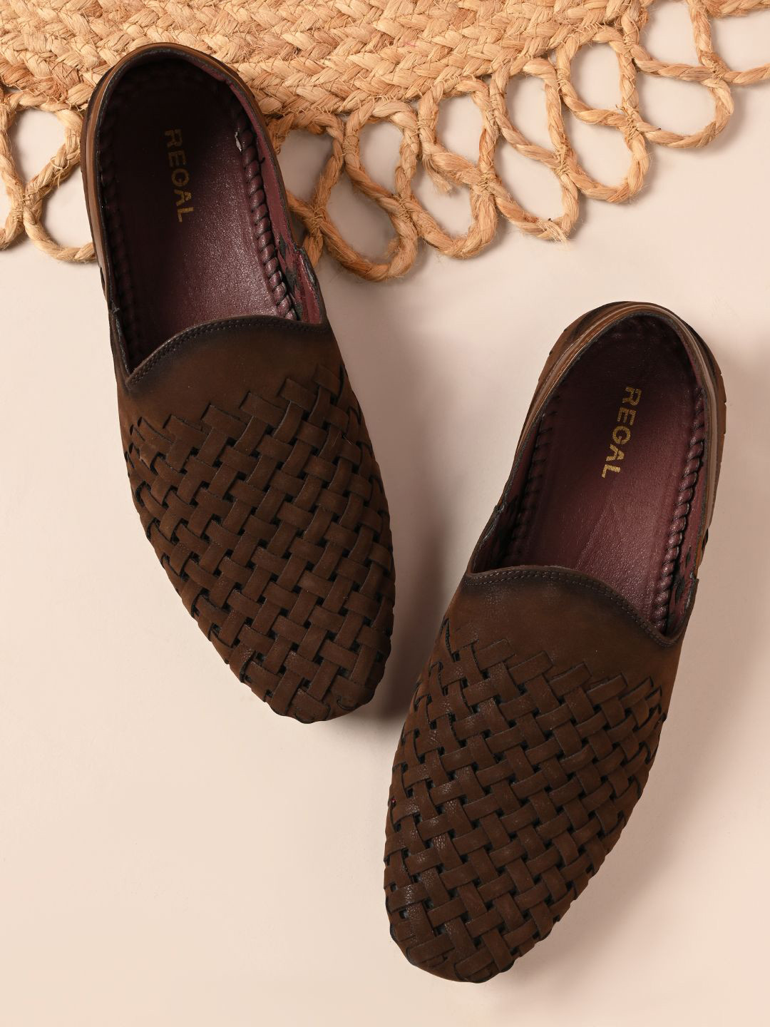 Regal Men Mojari Style Formal Slip-ons