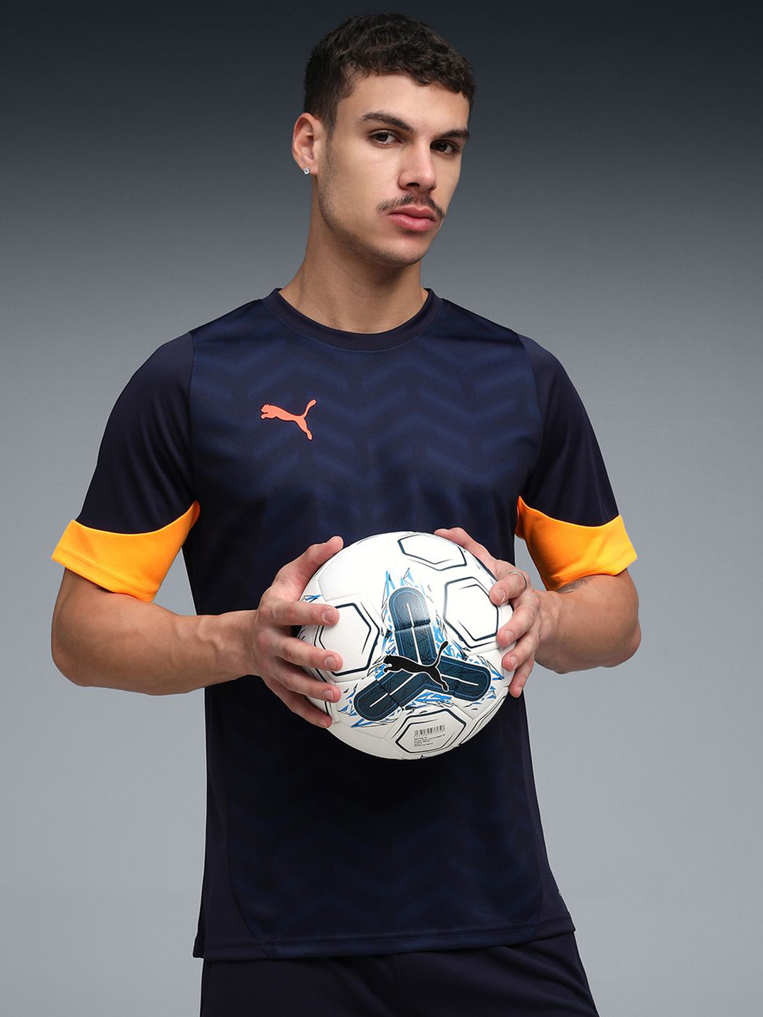 Puma individualCUP Men Graphic Print Football Jersey