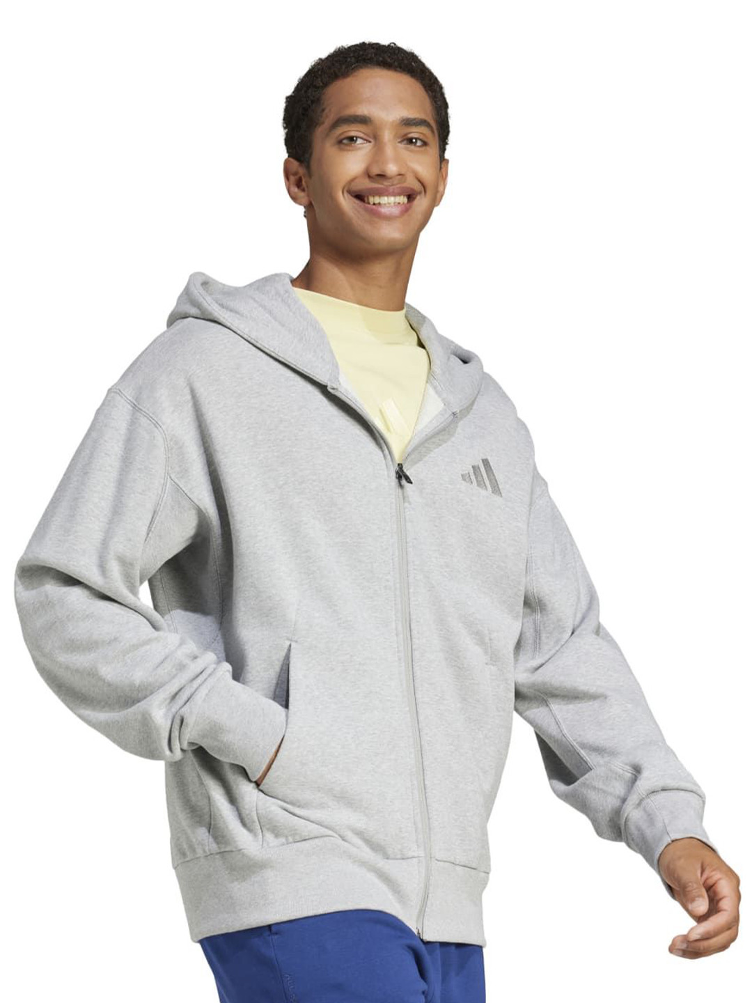 ADIDAS All SZN Full-Zip Cotton Hoodie