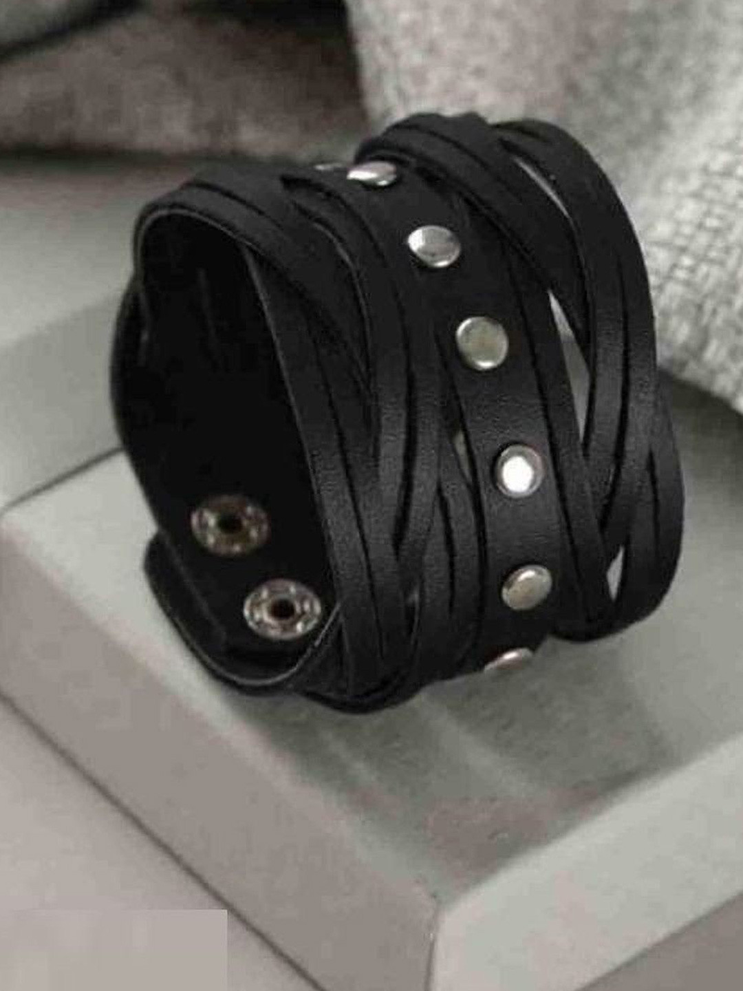 RV Jewels Unisex Leather Multistrand Bracelet
