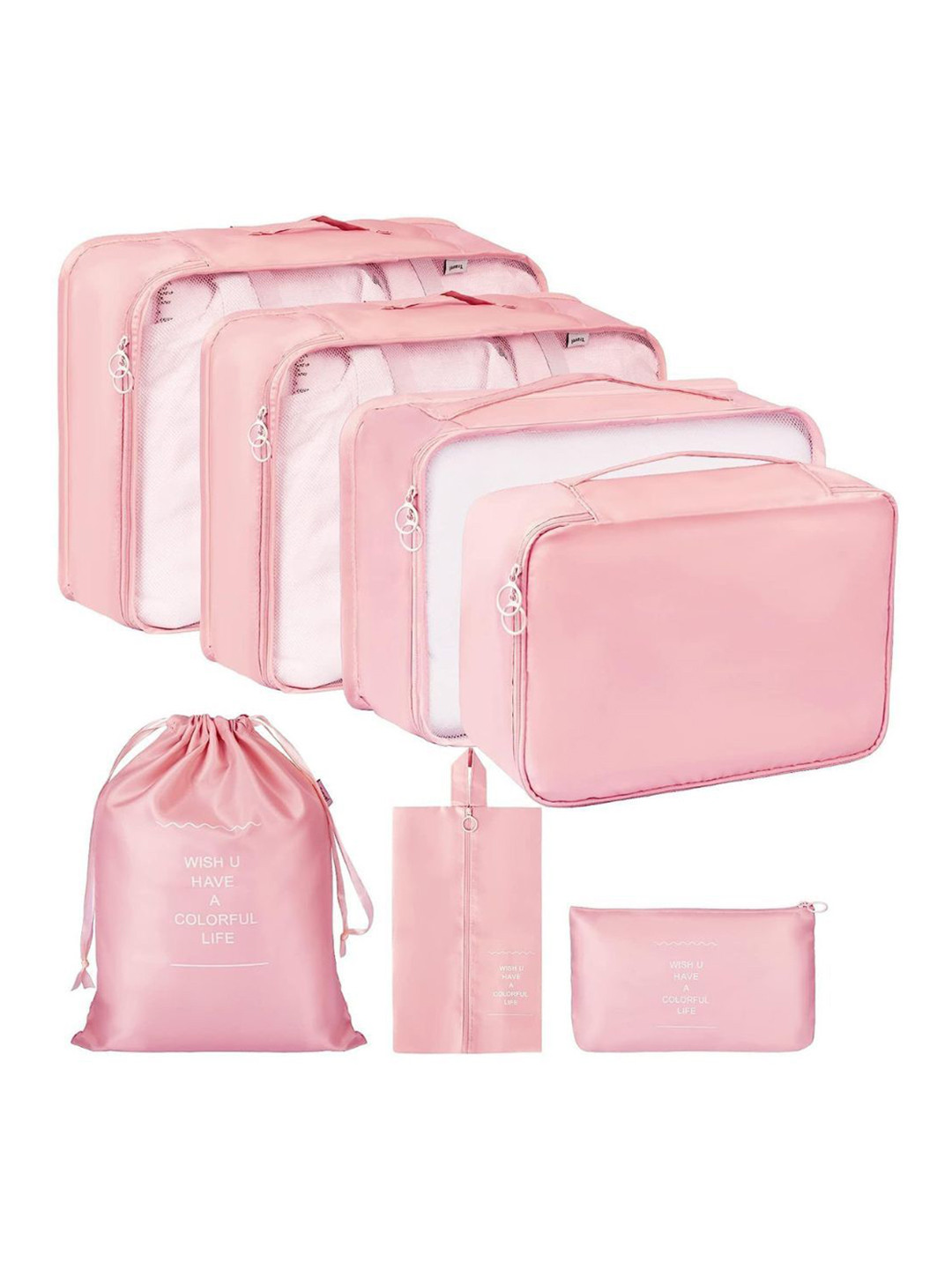 SWISS HORN Set Of 7 Waterproof & Lightweight Packing Organizer