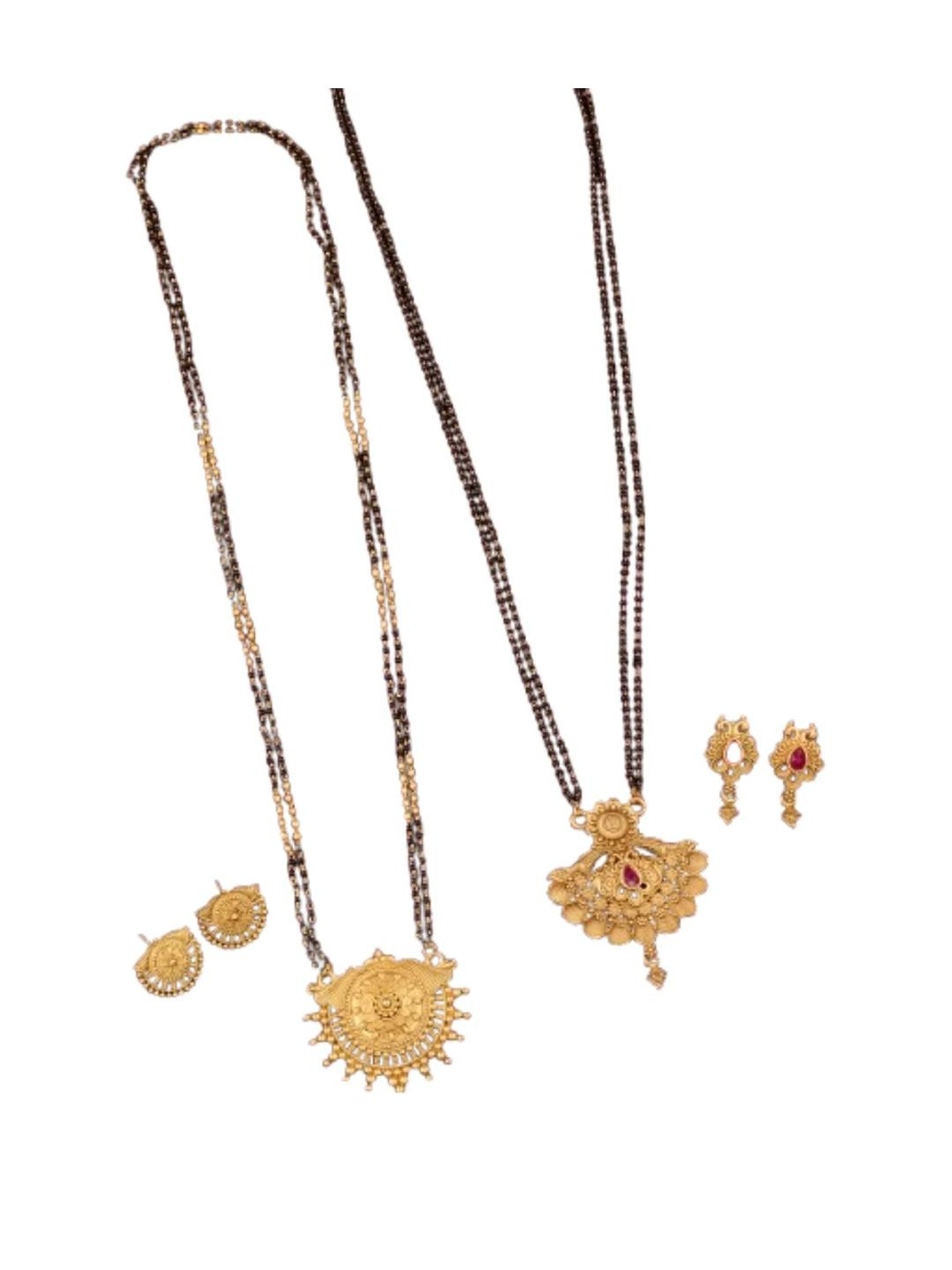 Bhanu diam 2Pc Women Gold Jewellery Set